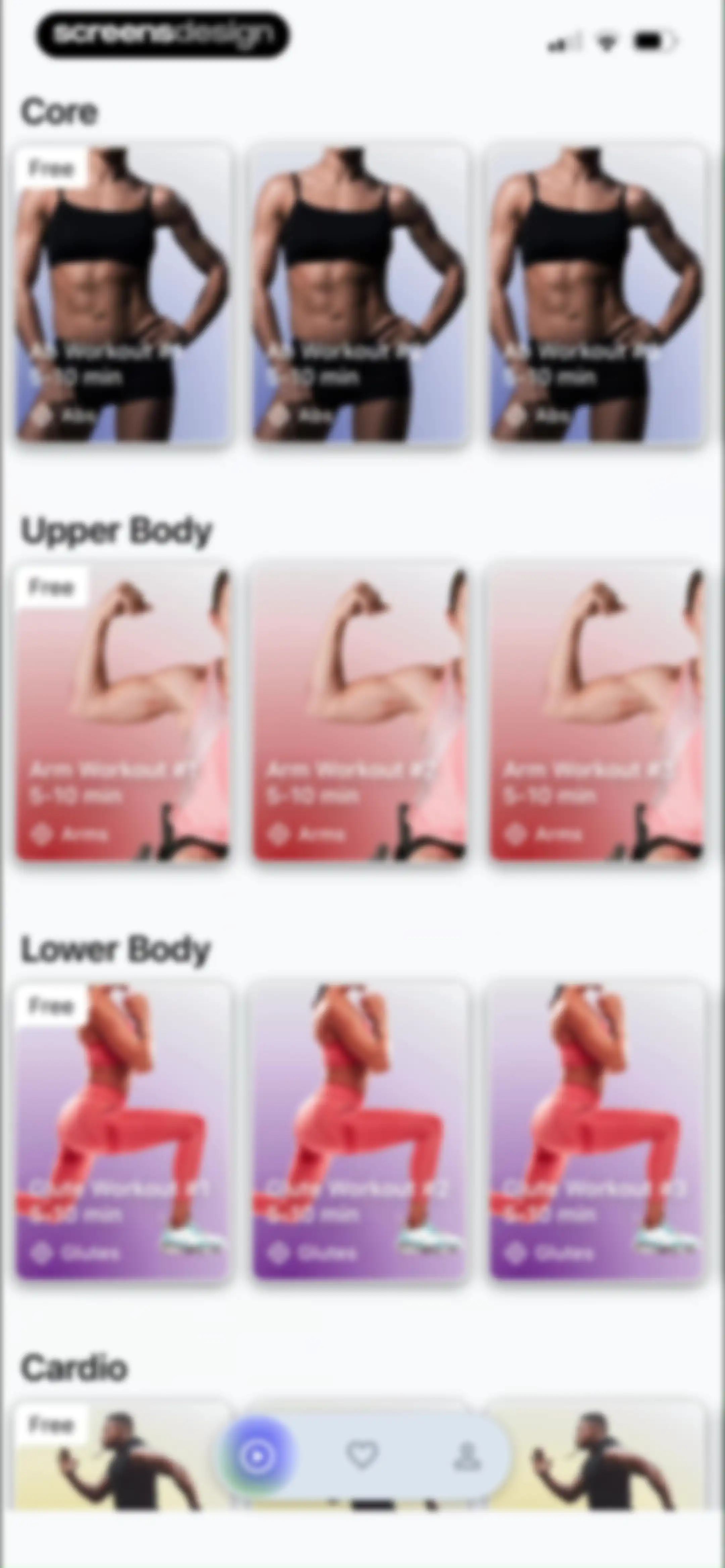 Daily Workouts - Home Fitness screen 22