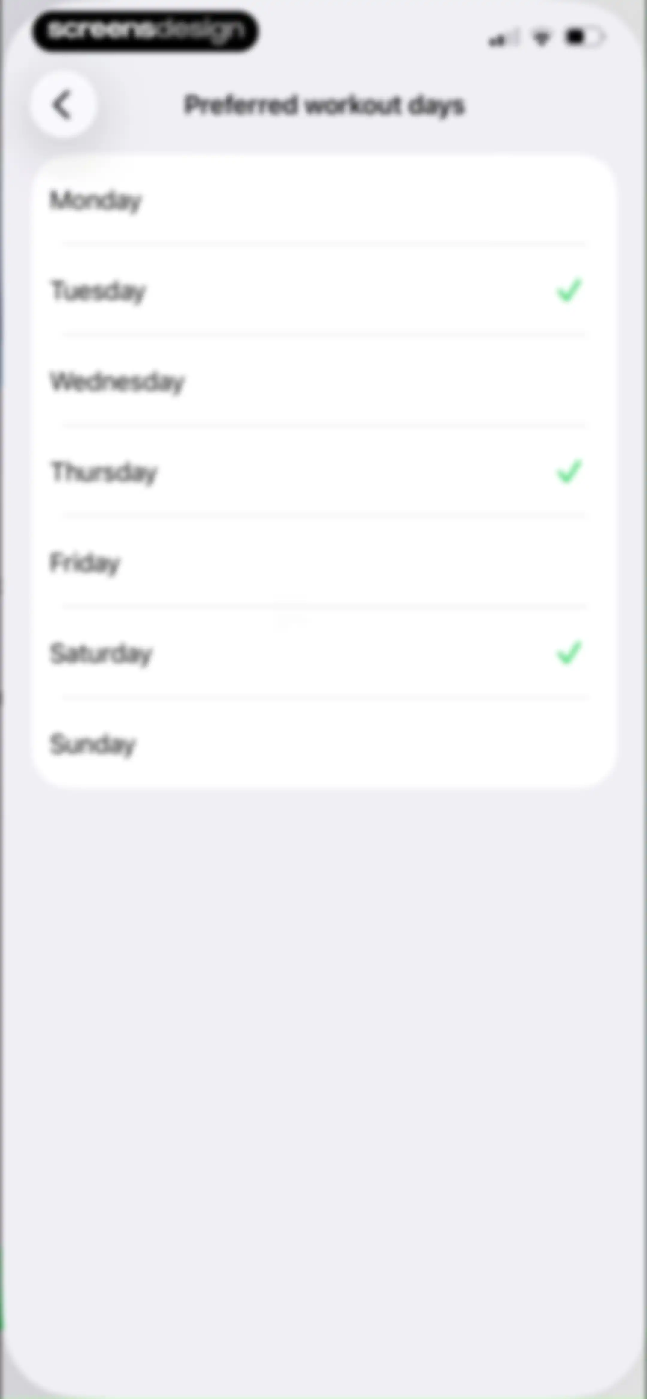 Running Walking Tracker Goals screen 59