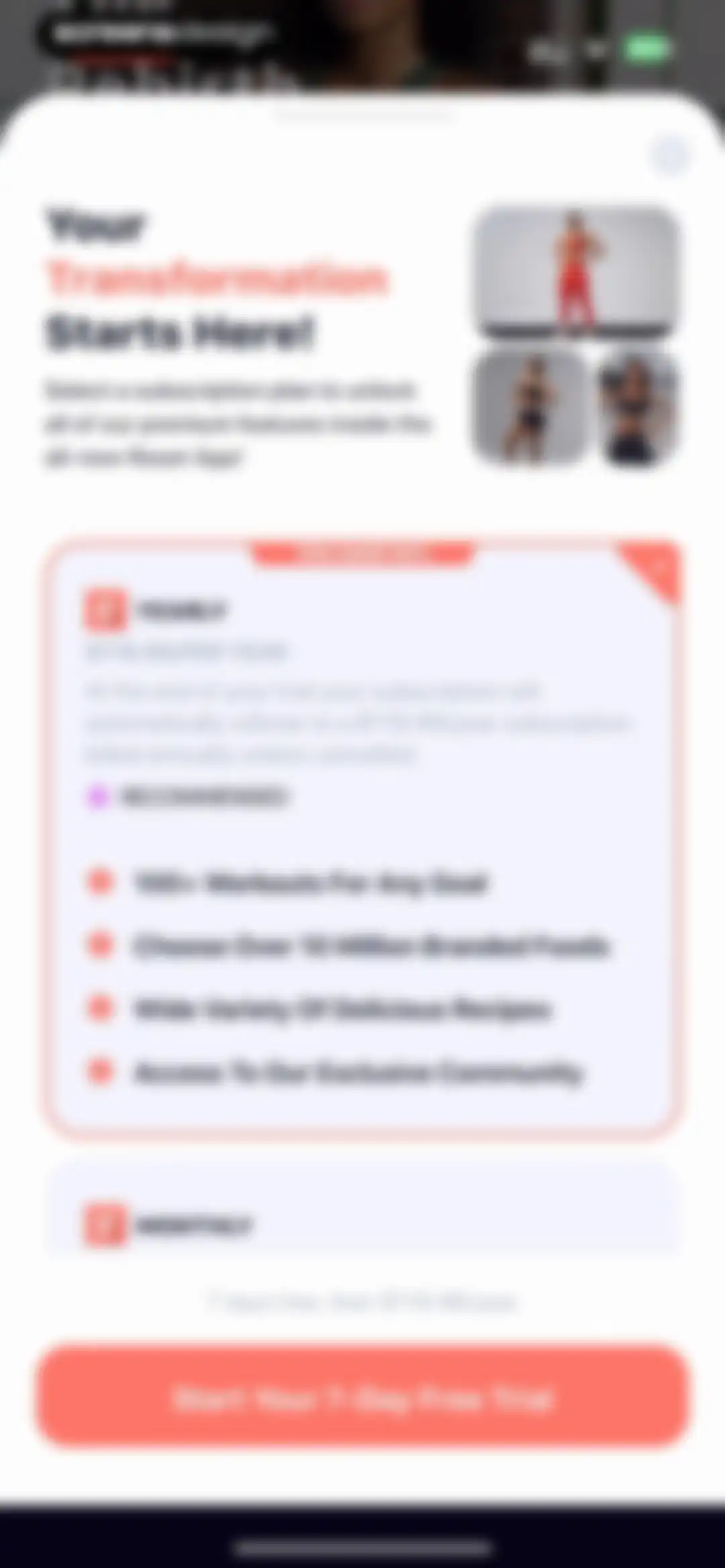 Reset: Holistic Fitness App screen 22