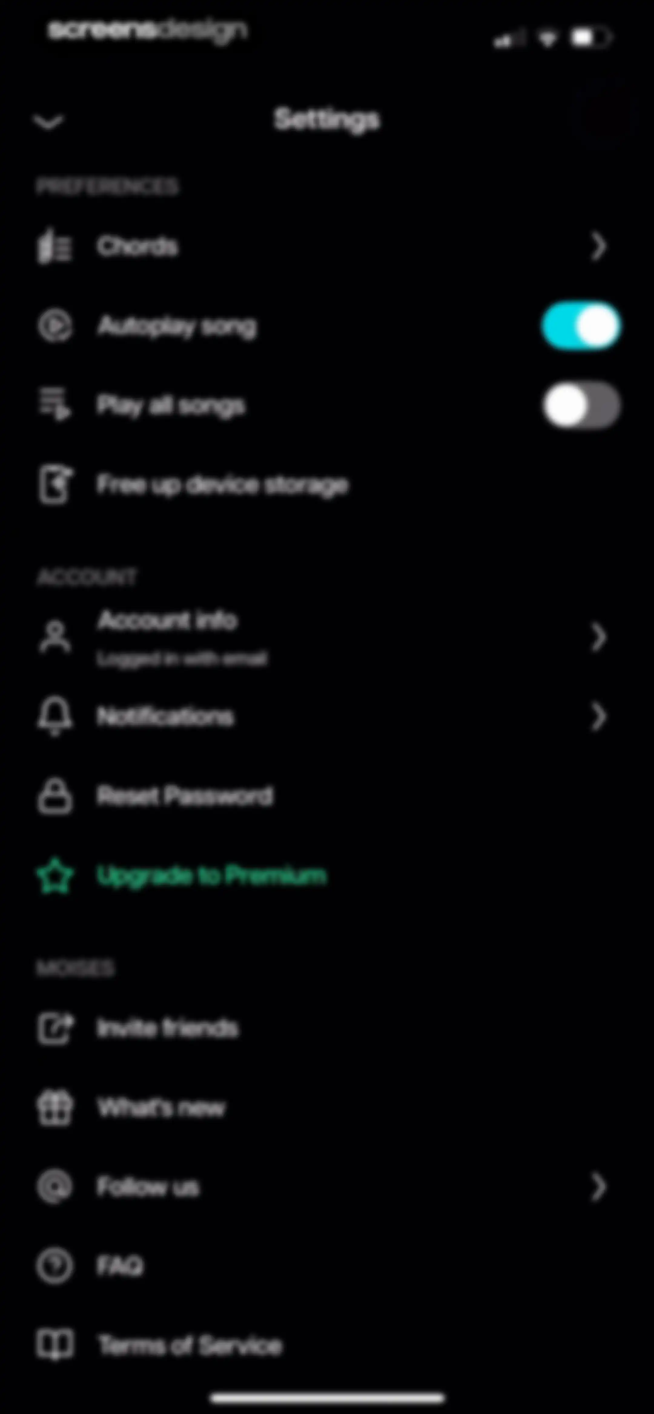 Moises: The Musician's App screen 86