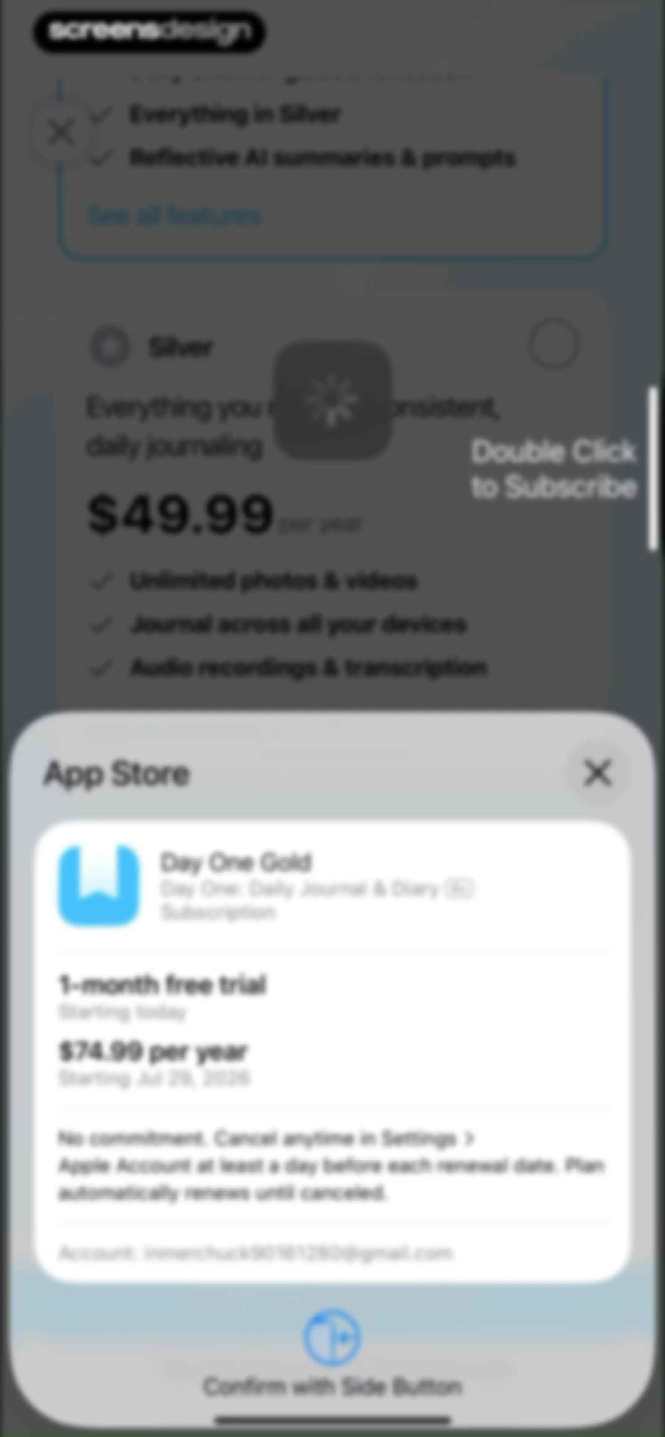 Day One: Daily Journal & Diary screen 7