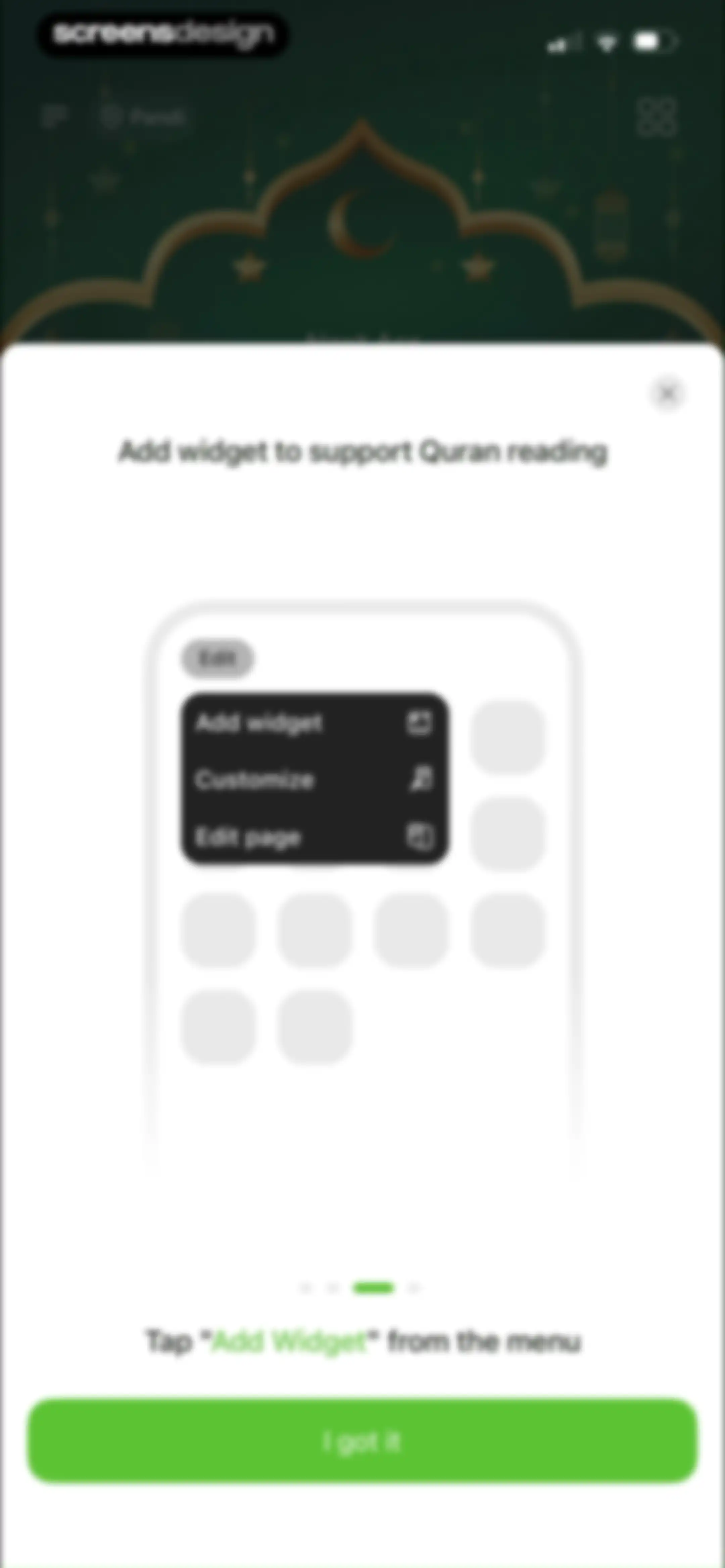 Holy Quran - Deeper journey screen 41
