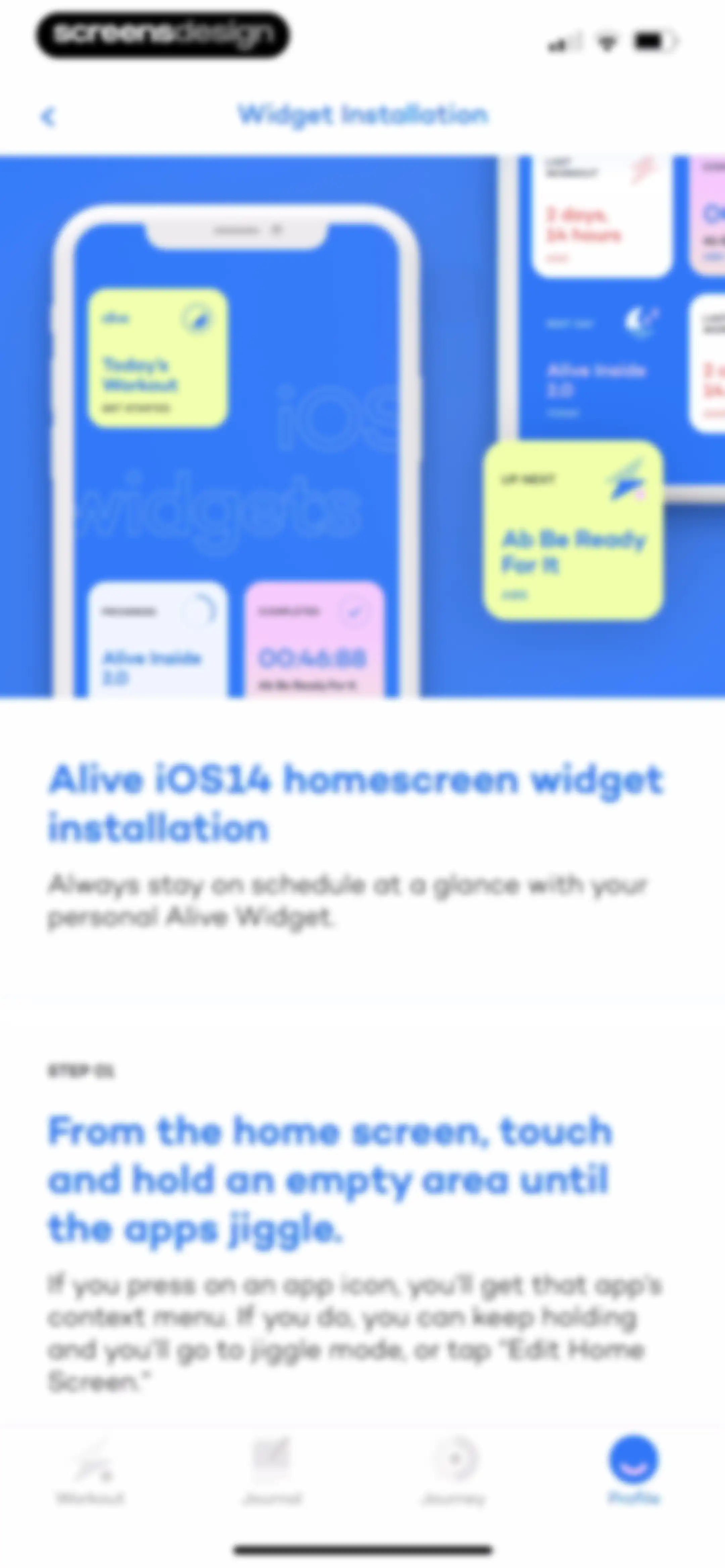Alive by Whitney Simmons screen 111