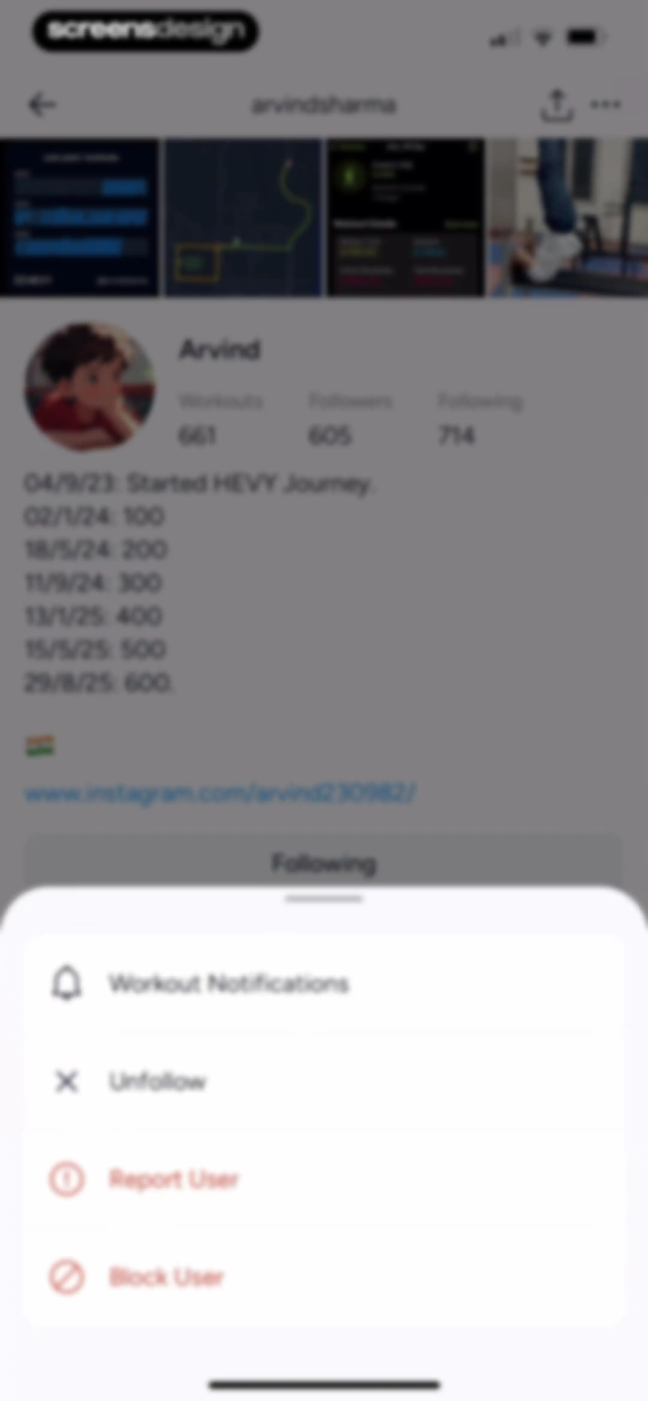 Hevy - Workout Tracker Gym Log screen 112