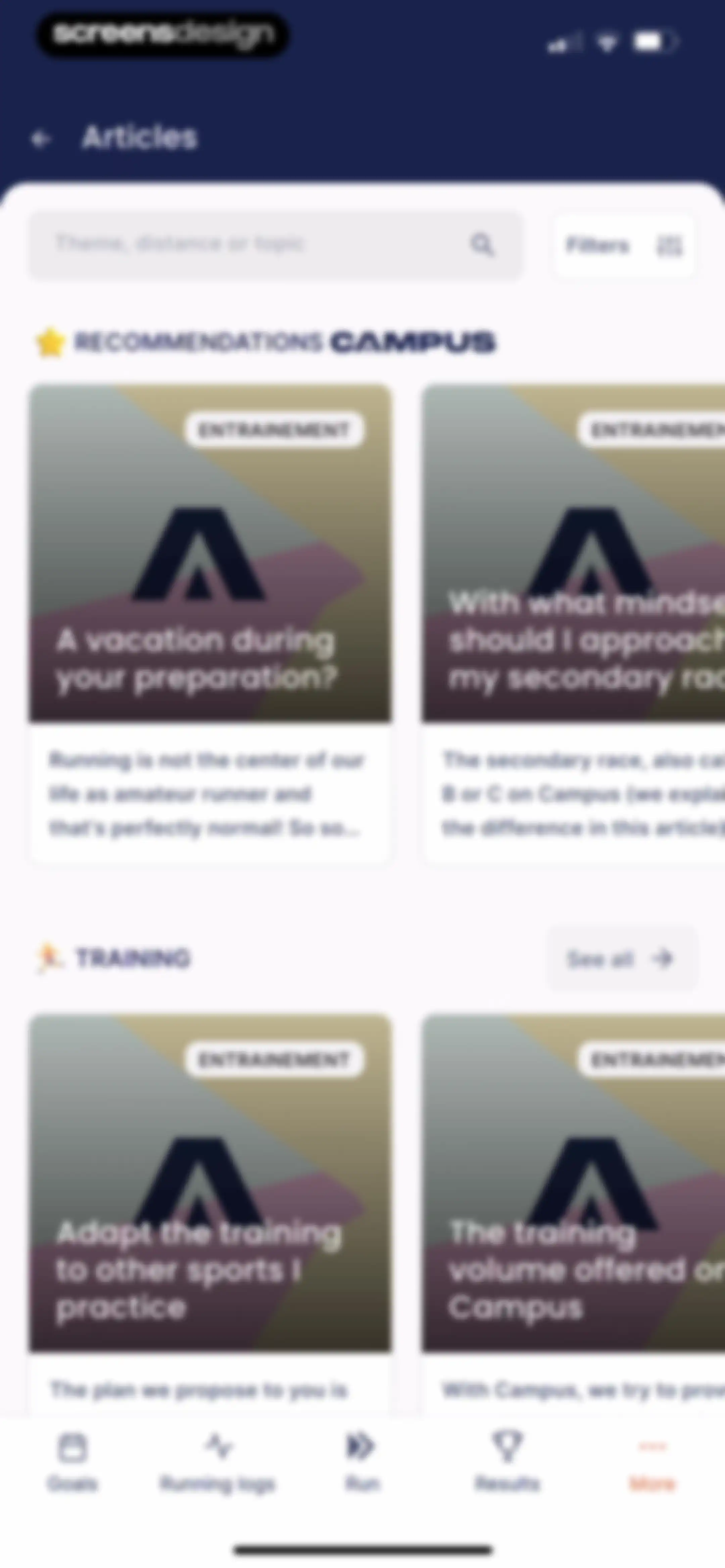 Campus Coach-Running & Trail screen 113