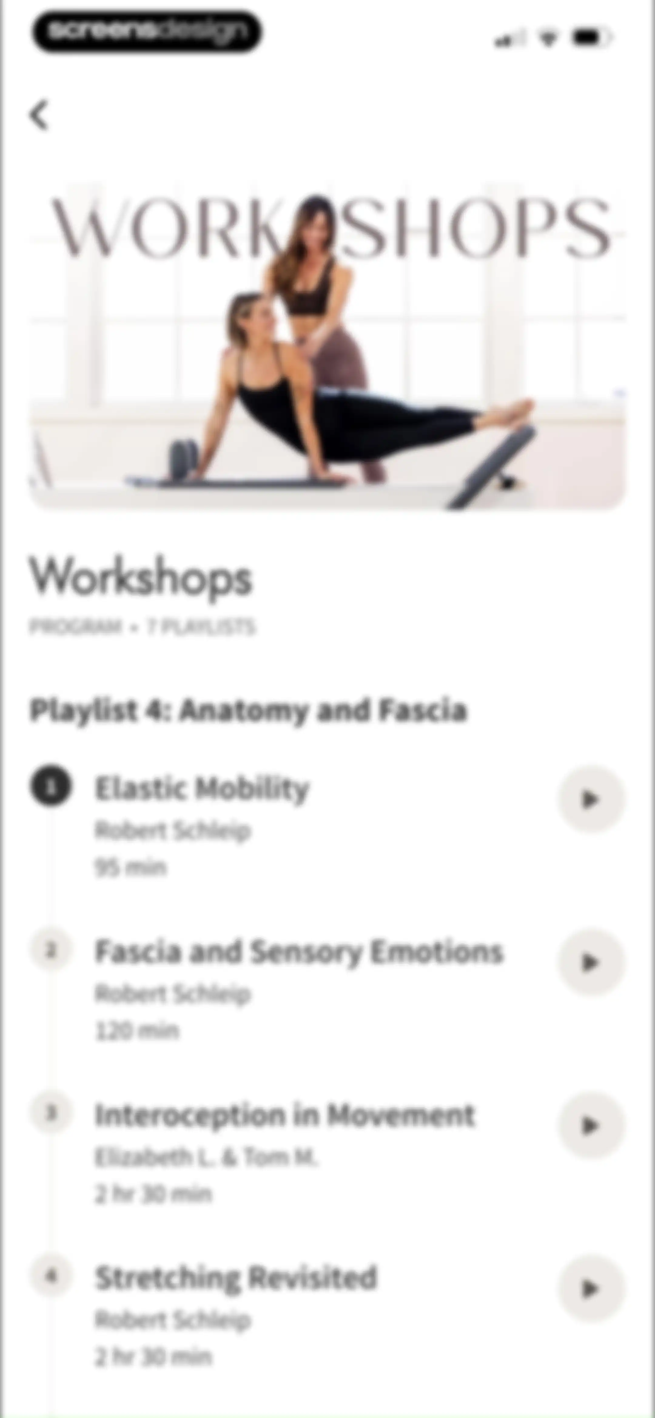 Pilates Anytime | Workouts screen 48