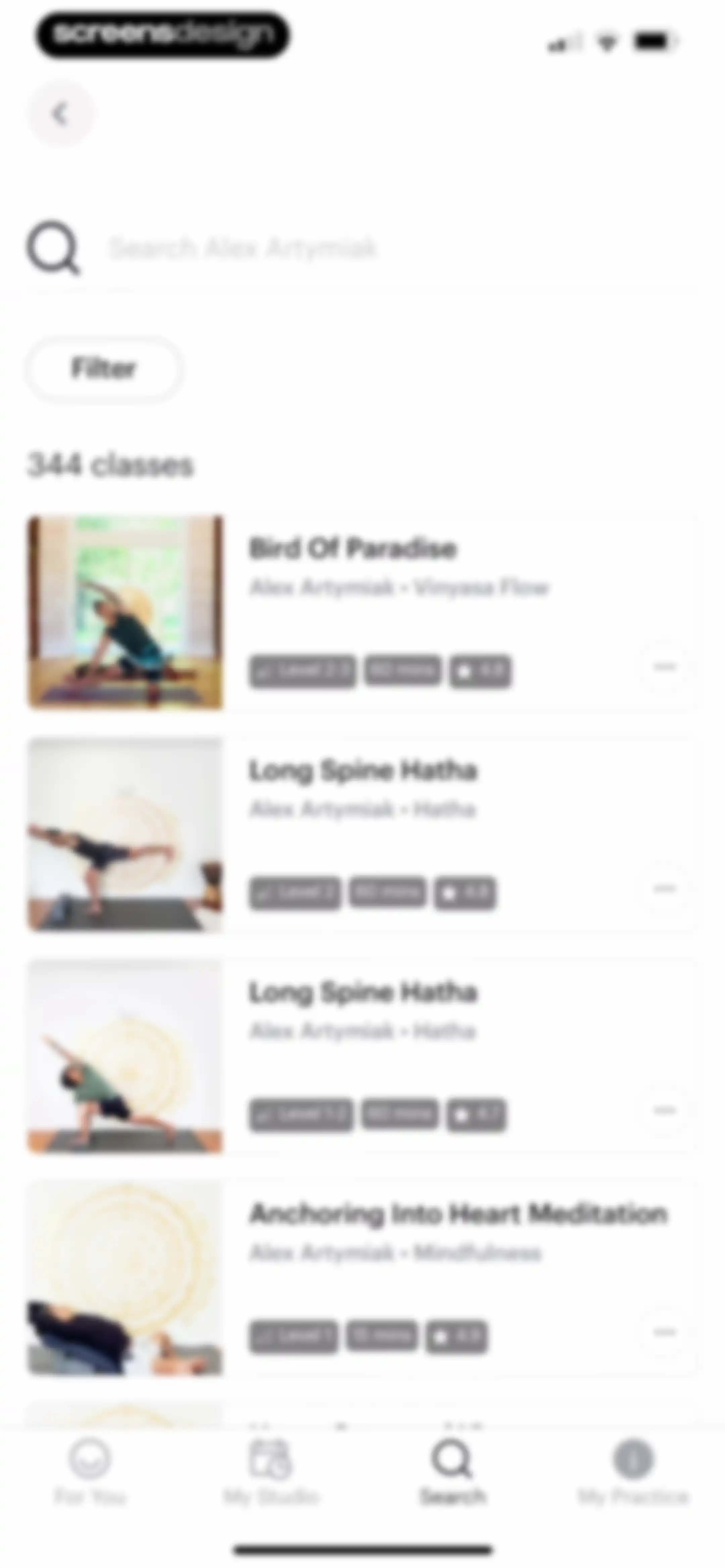 Glo | Yoga and Meditation App screen 84