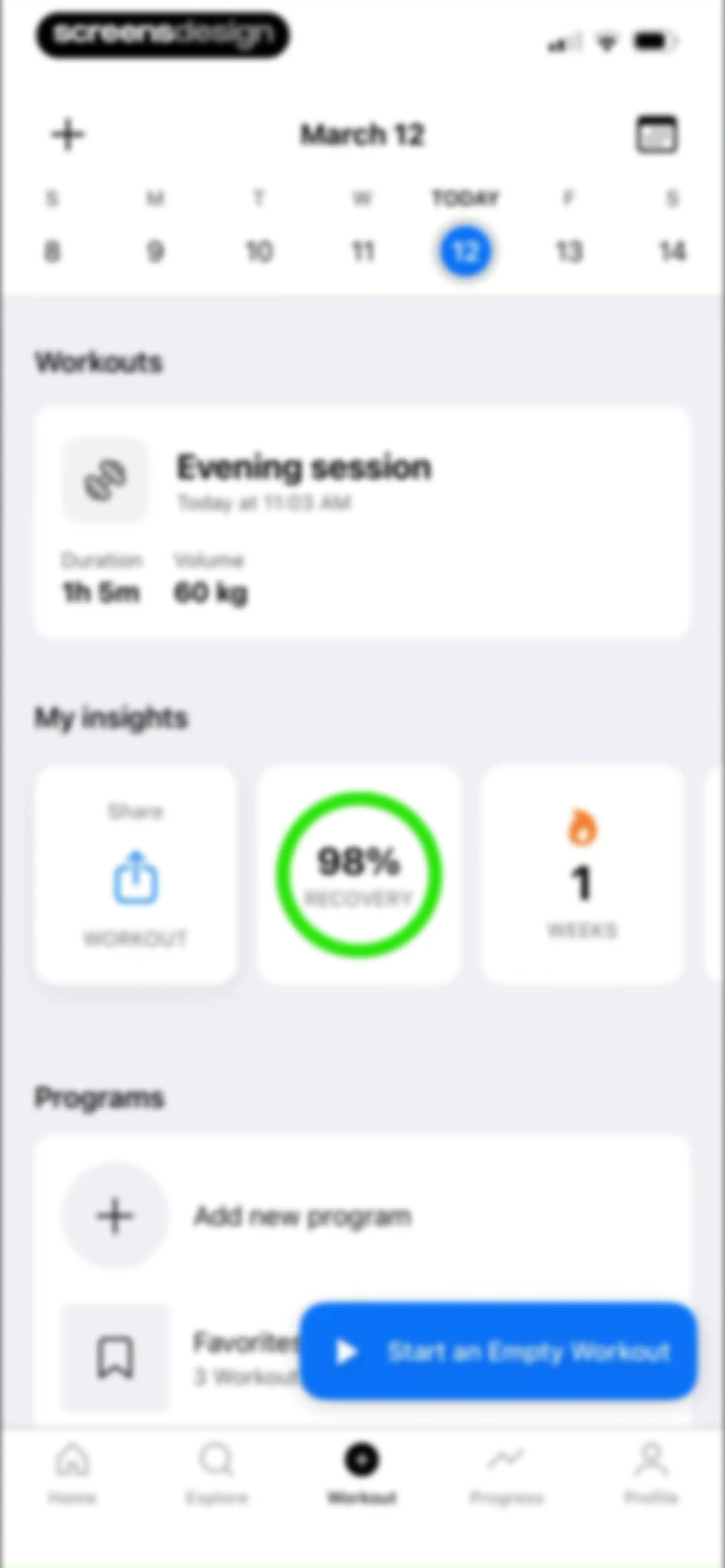 Lyfta: Gym Workout Tracker Log screen 174