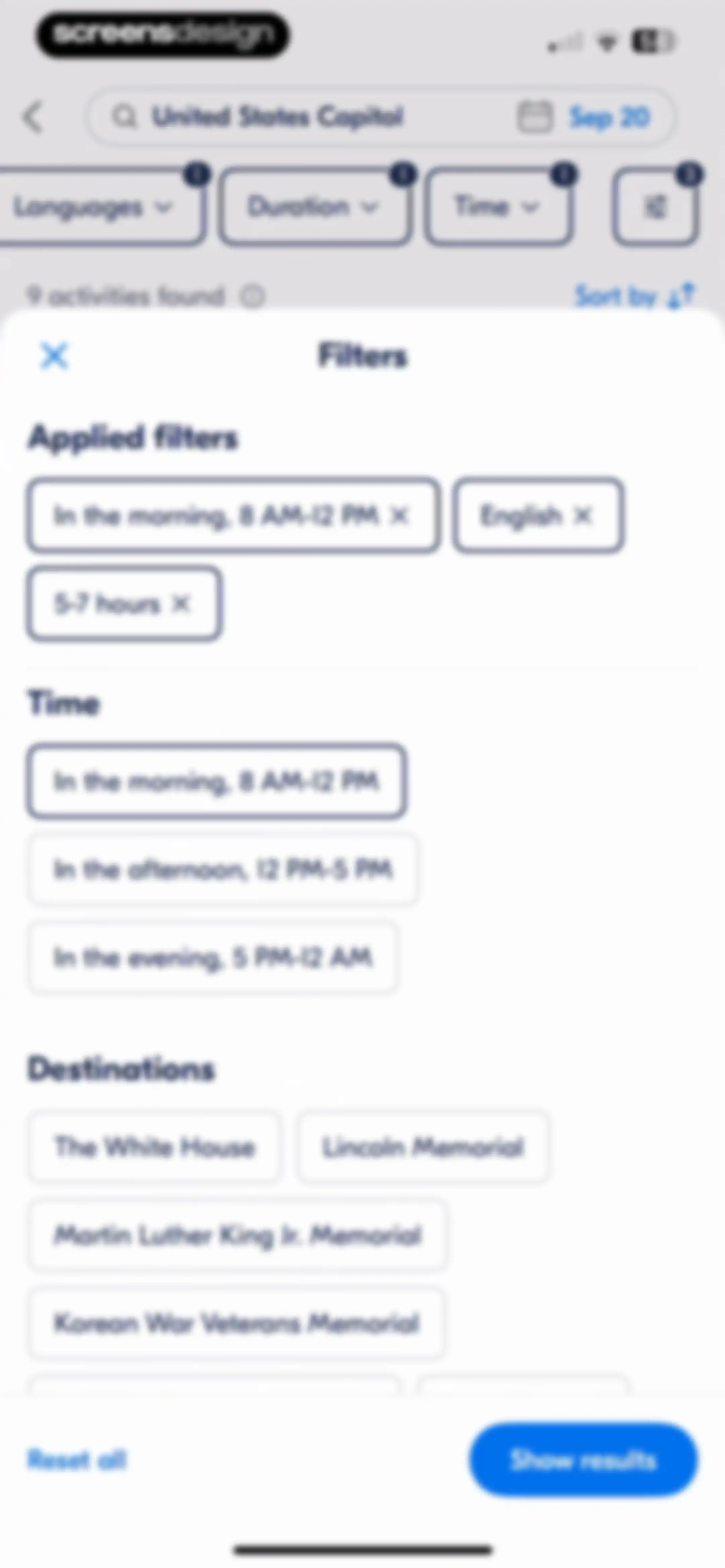 GetYourGuide: Plan & Book screen 61