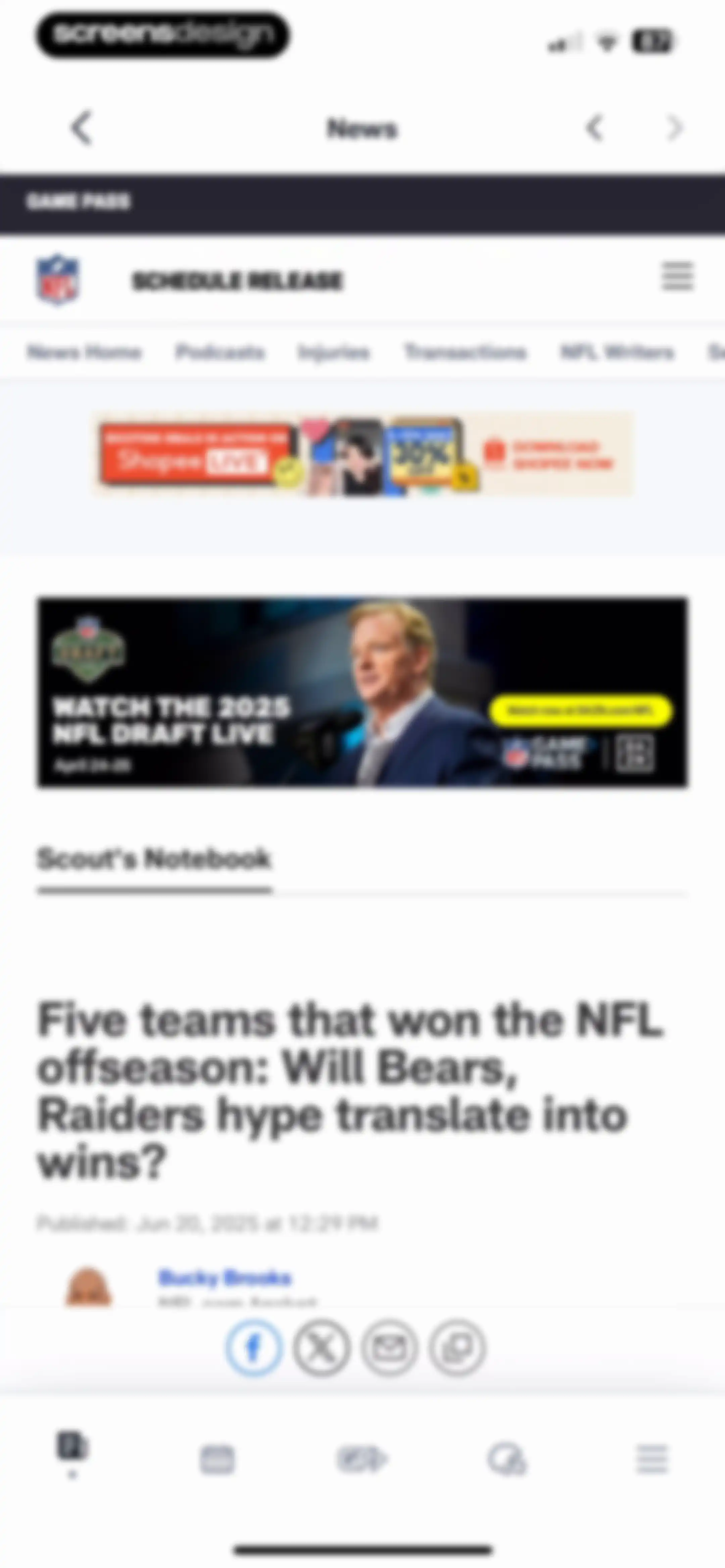 NFL screen 19