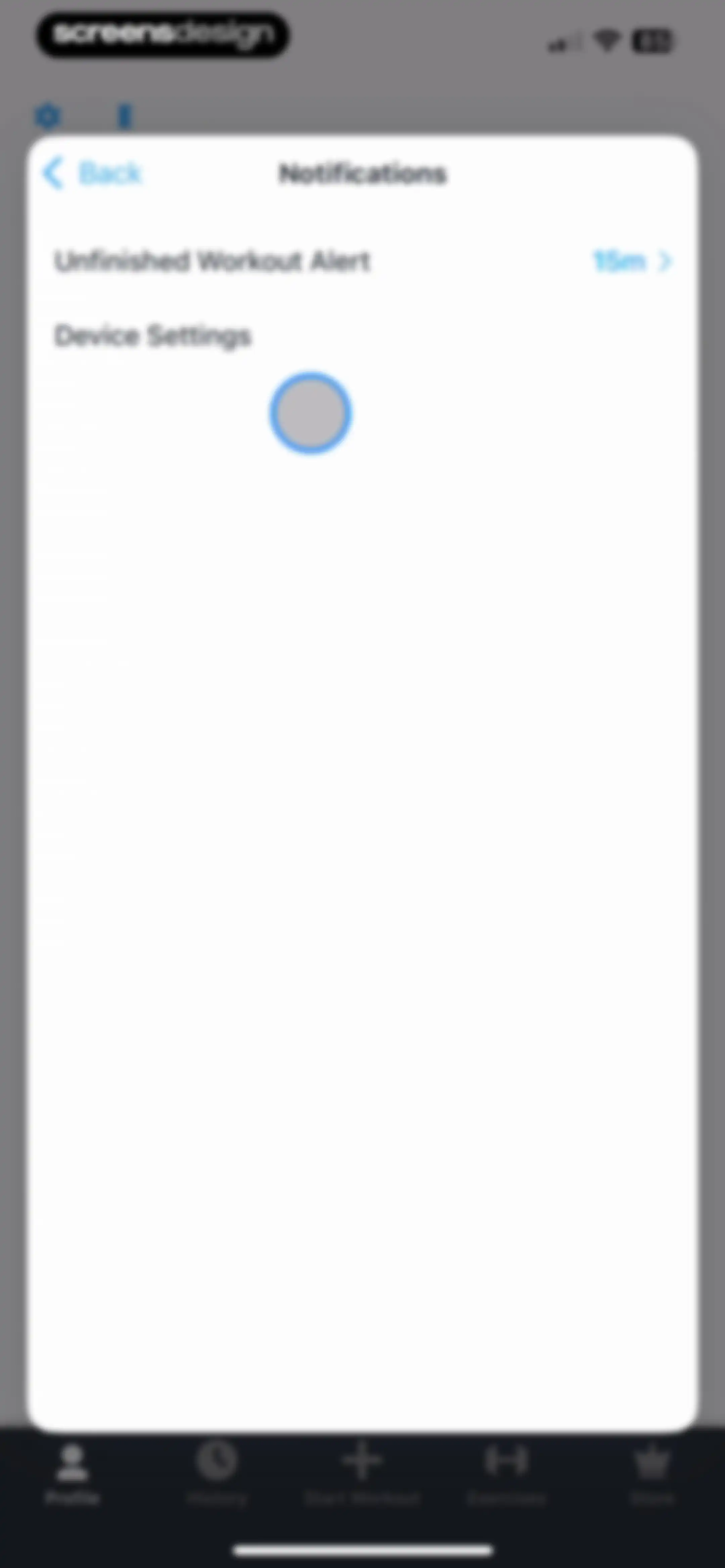 Strong Workout Tracker Gym Log screen 125