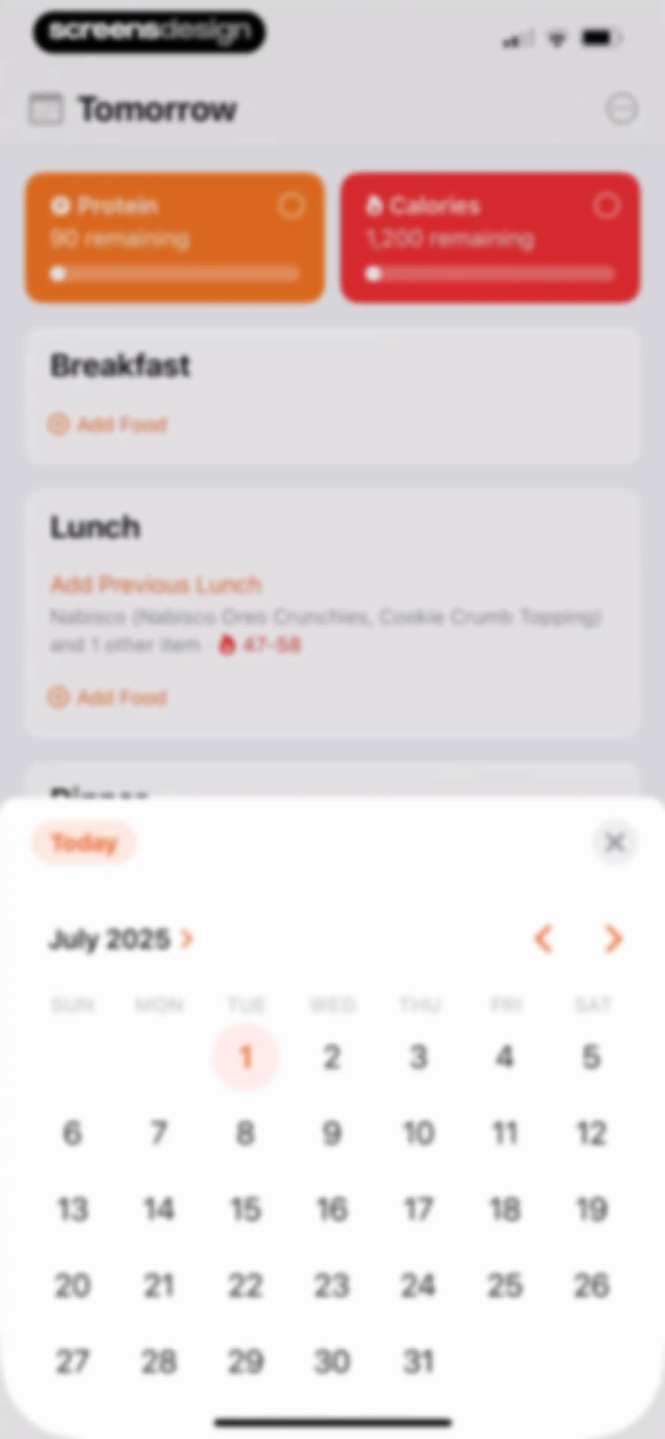 Nutrition Tracker: Foodnoms screen 158