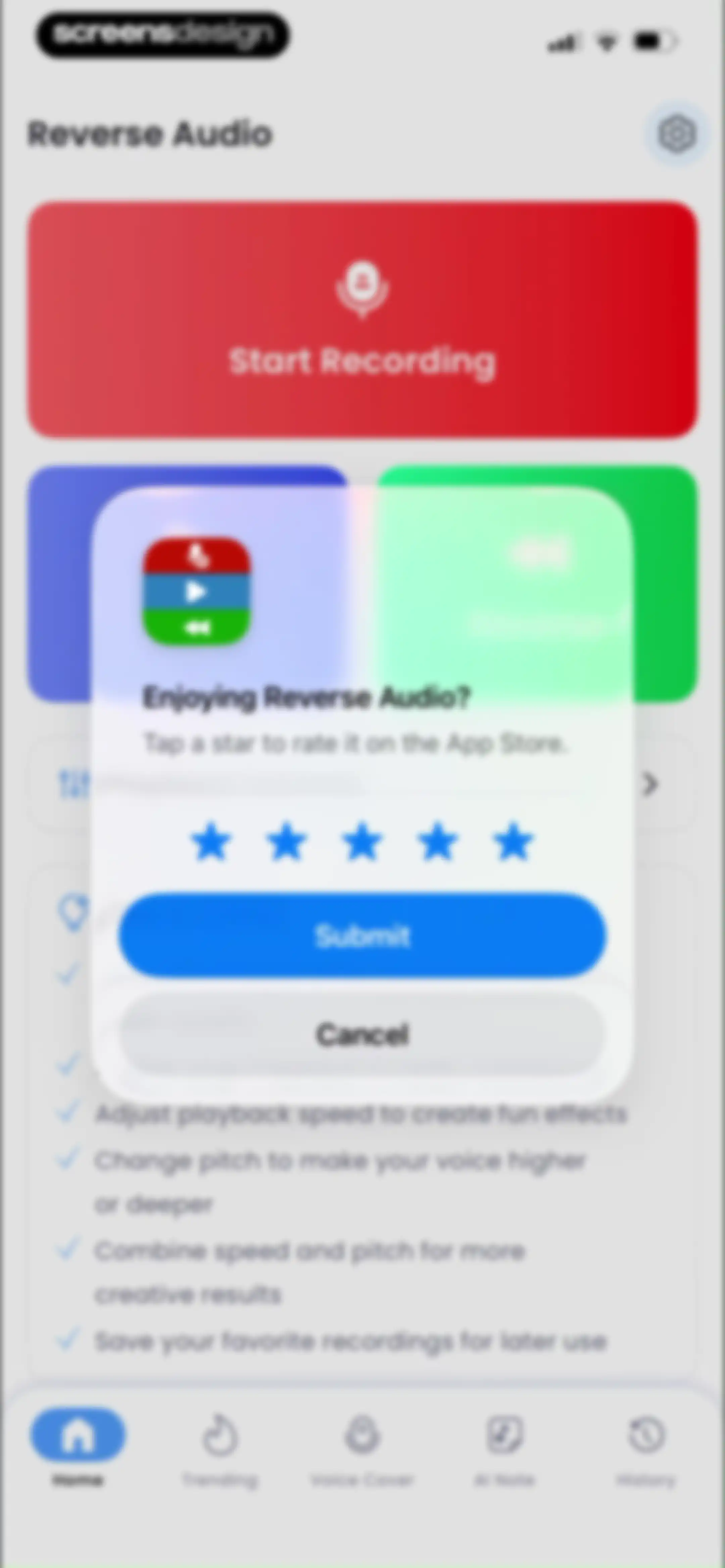 Reverse Audio: Sing Challenge screen 17
