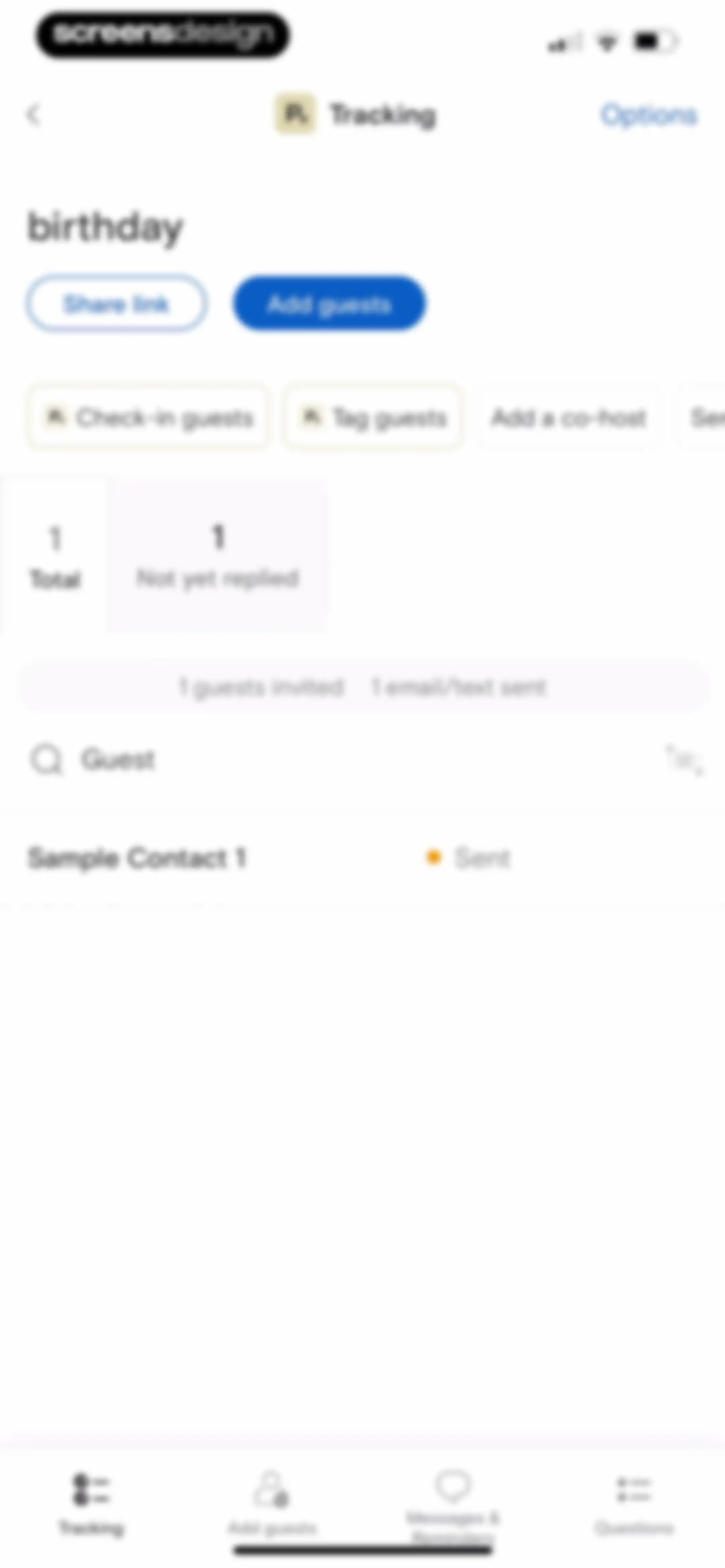 Paperless Post: Invitations screen 120