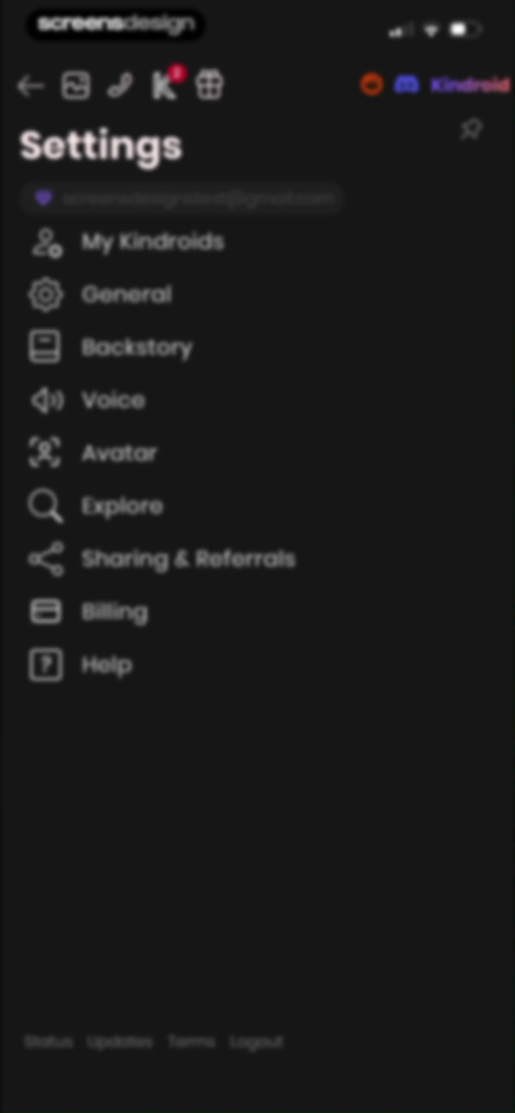 Kindroid: Your Personal AI screen 100