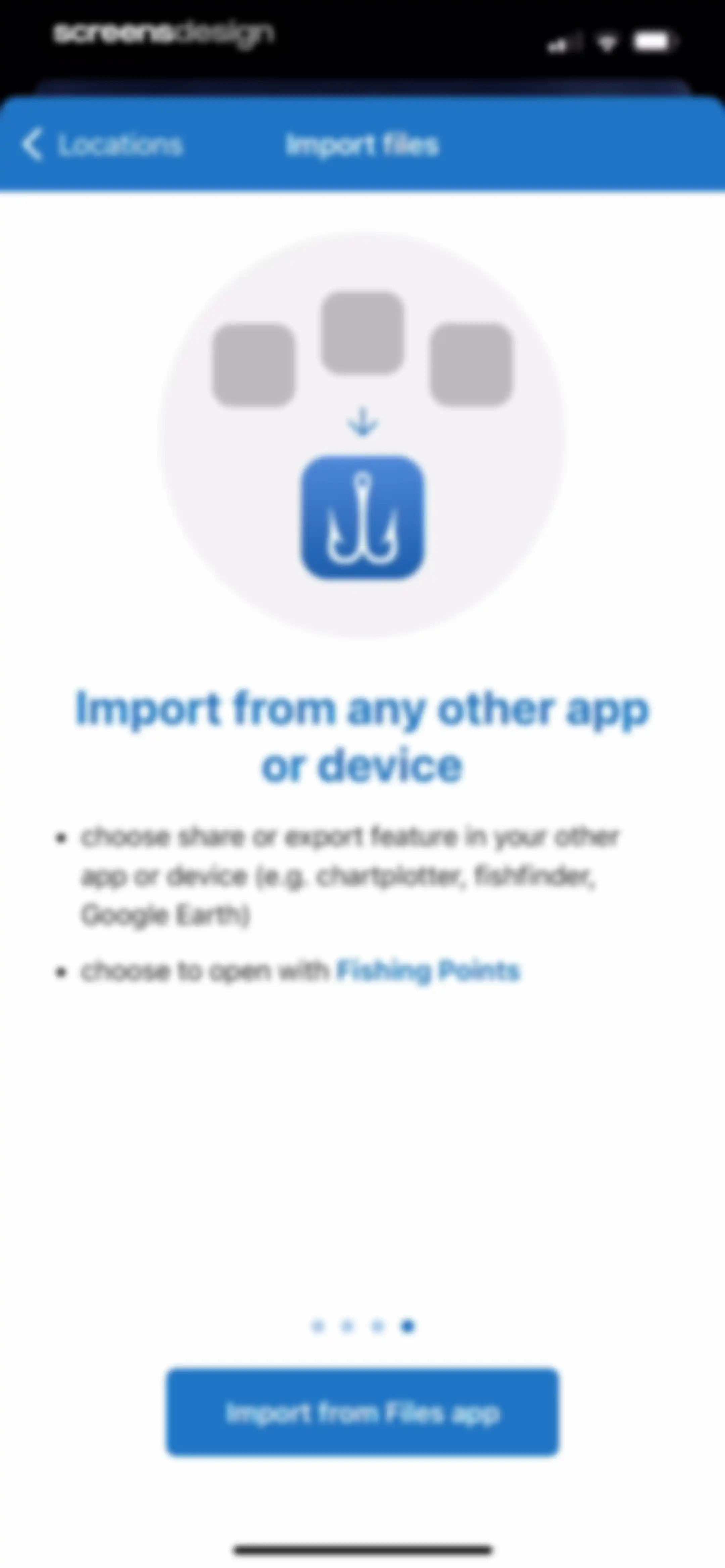 Fishing Points: Map & Forecast screen 67