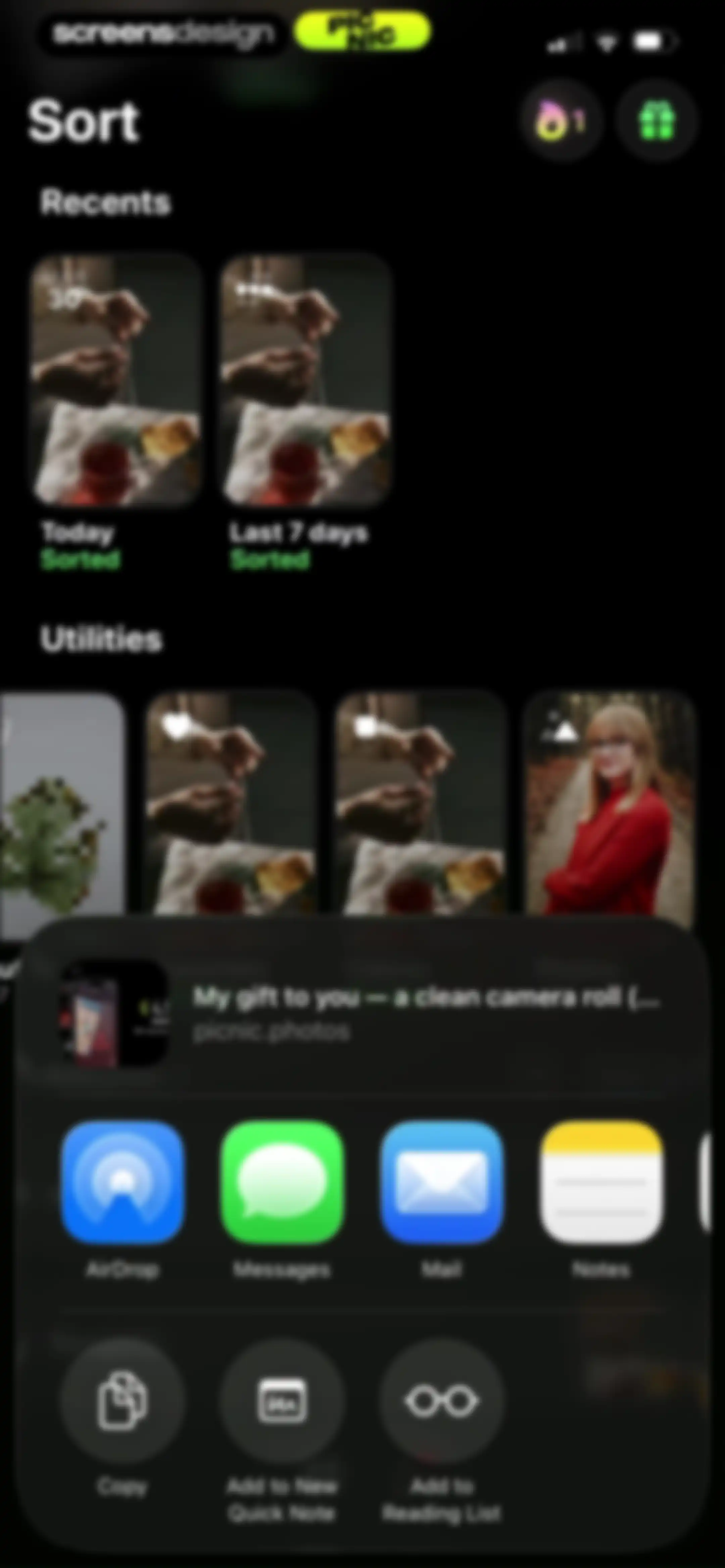 Photo Organizer: Picnic screen 53