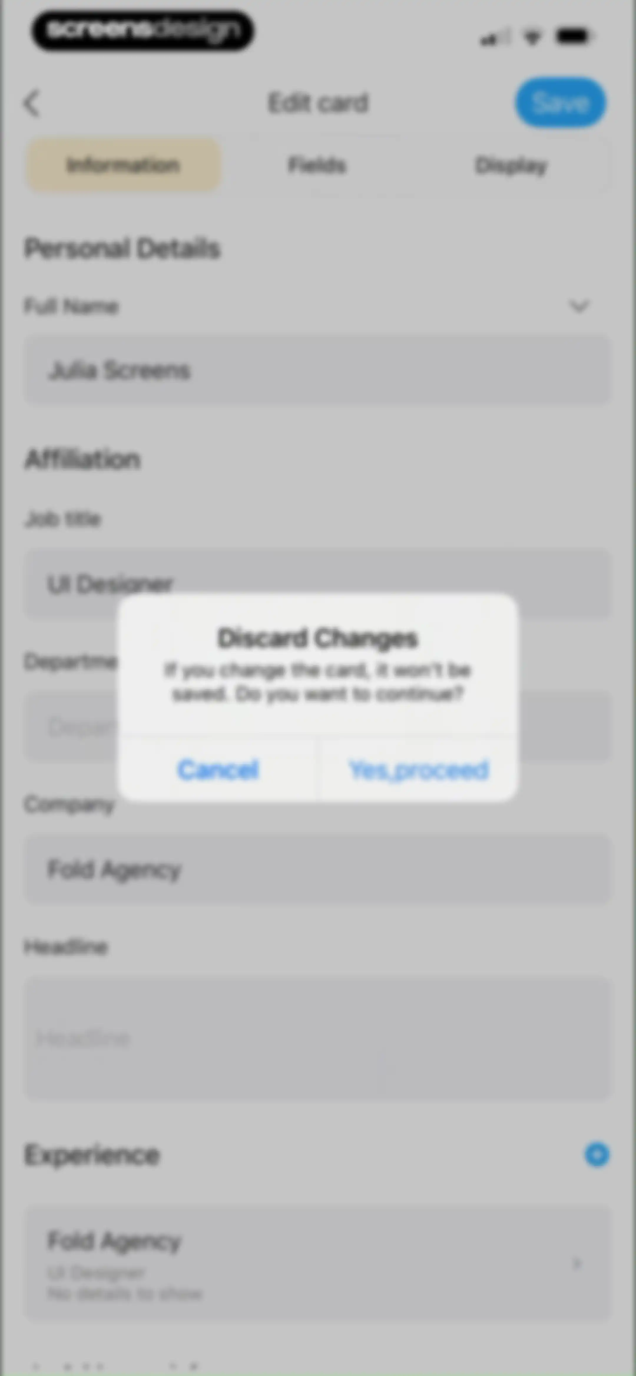 CamCard AI Business Assistant screen 60