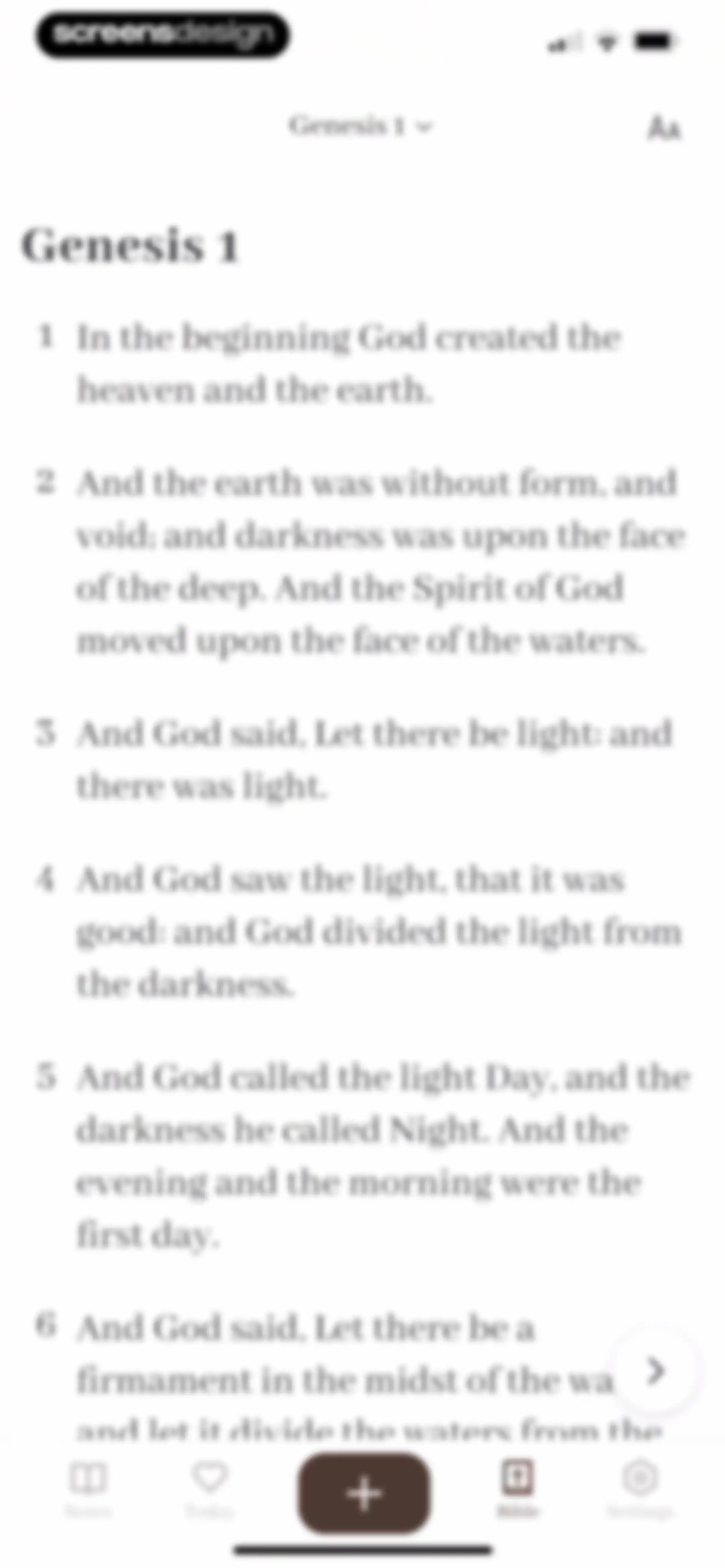 Bible Note: Sermon Notes screen 81