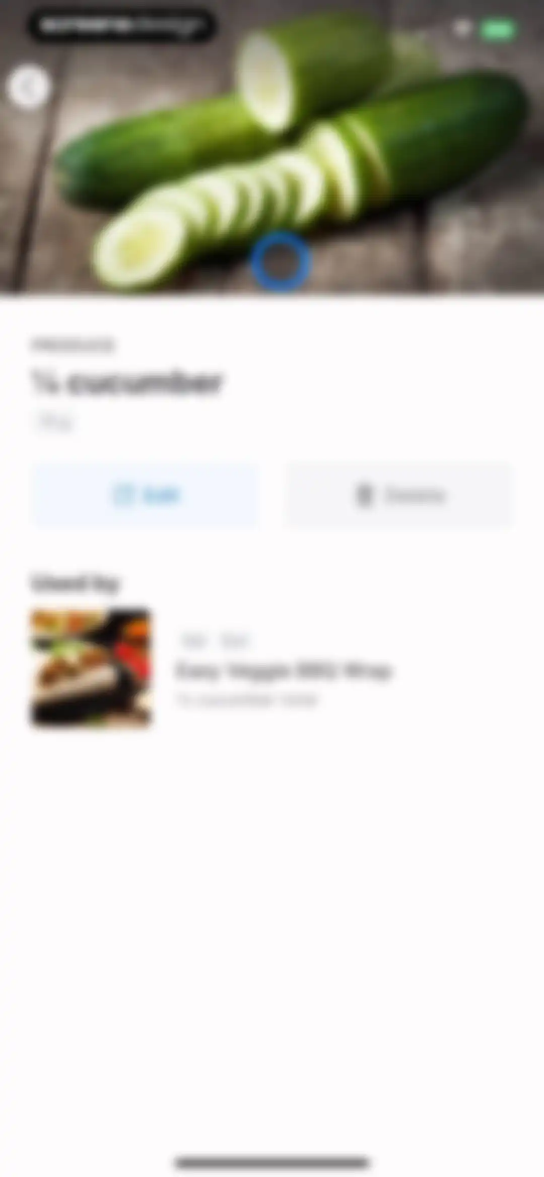 Intent - Meal Planner screen 67