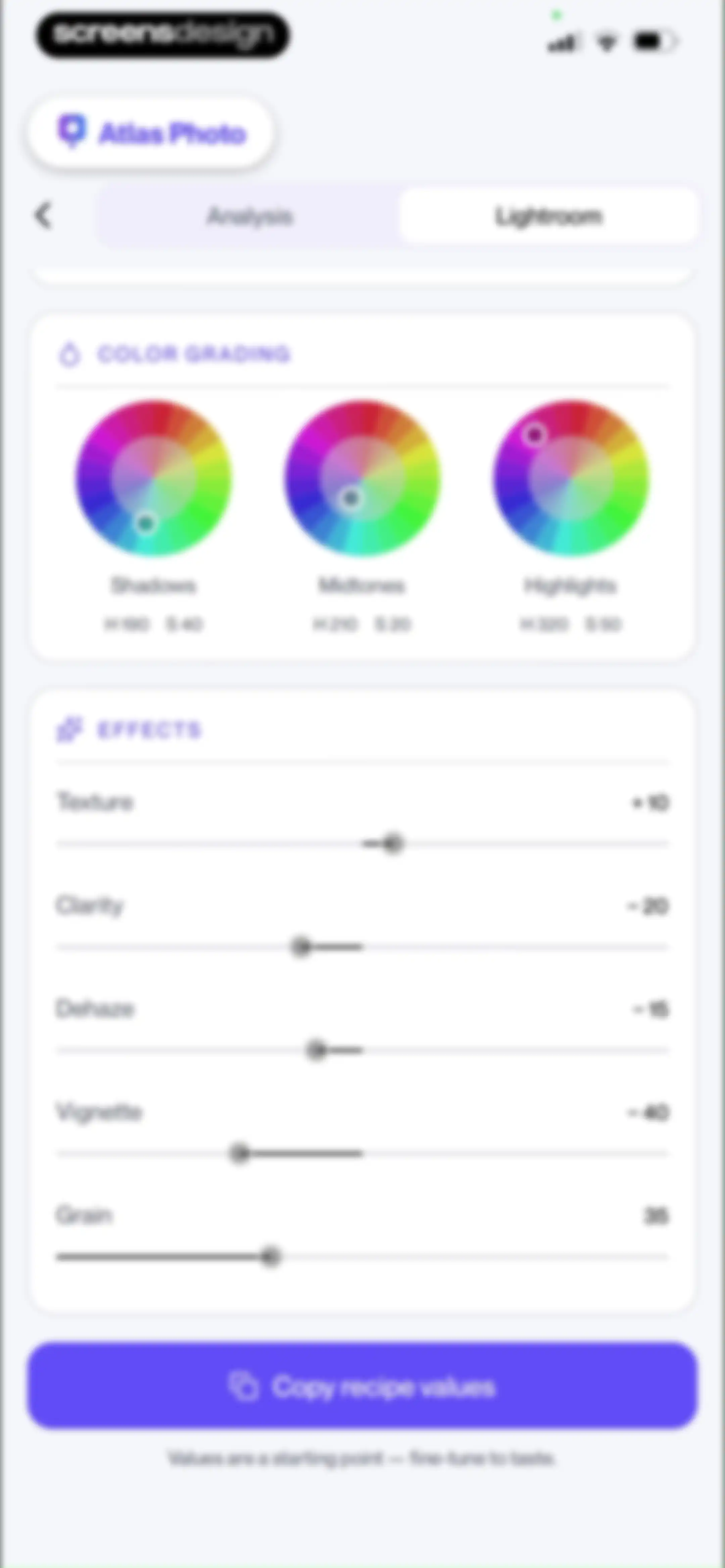 Atlas Photo – Photo Companion screen 100