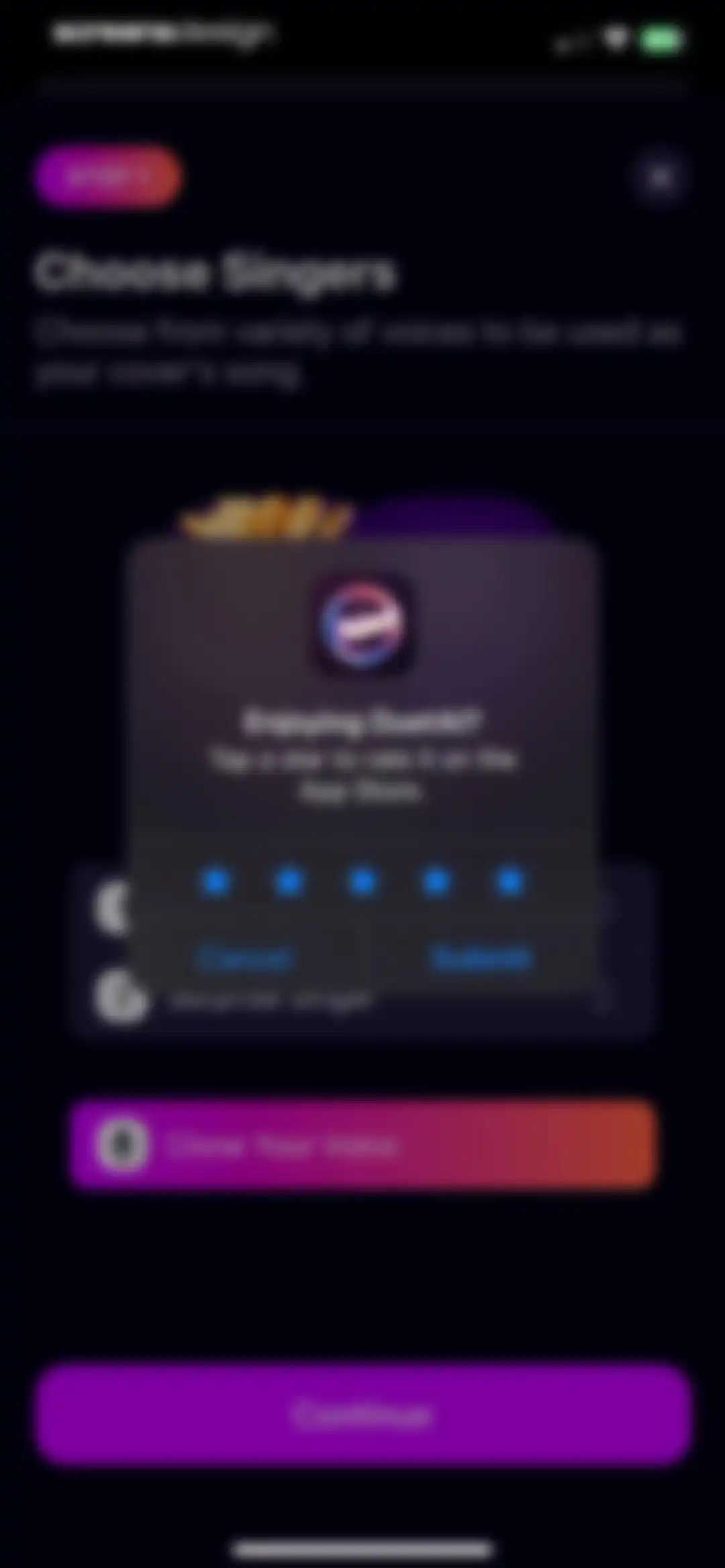 Banger for Artists: AI Music screen 8