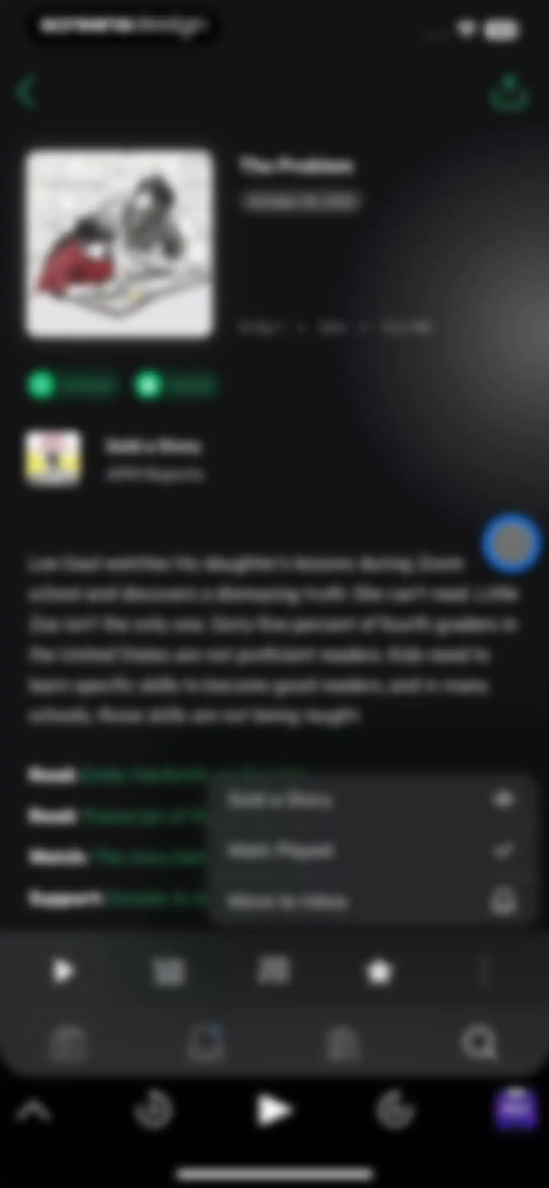 Castro: Podcast App & Player screen 41