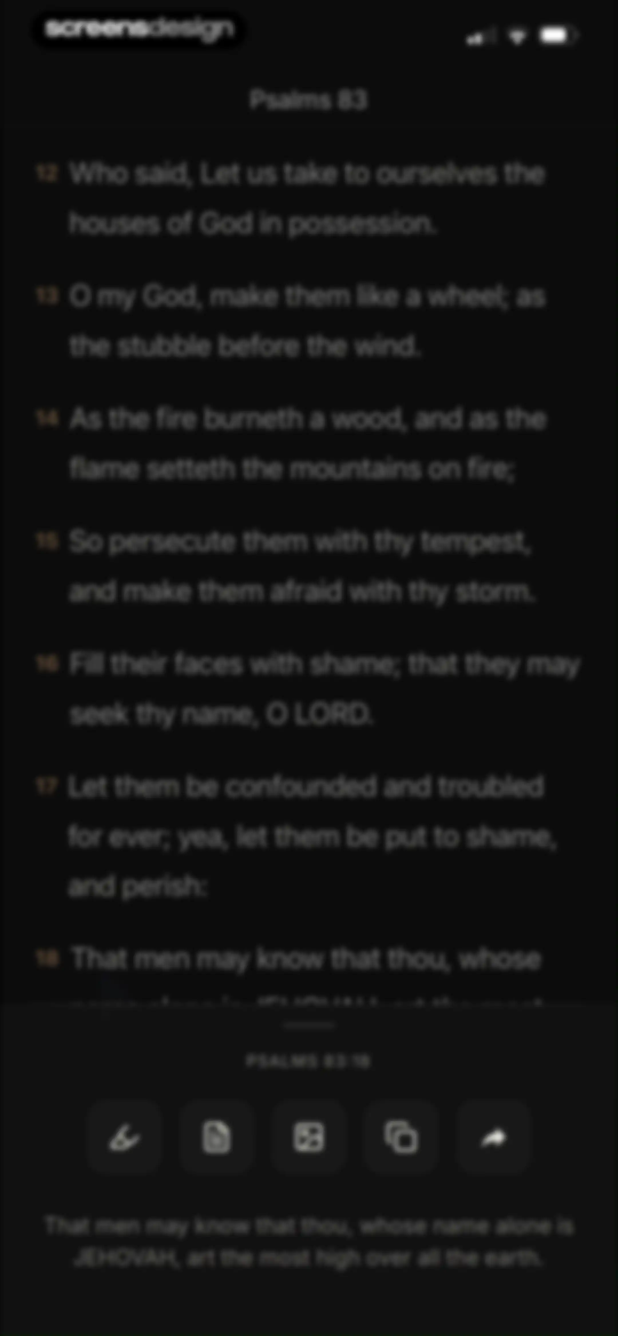 Holy Bible Widget: Daily Verse screen 96