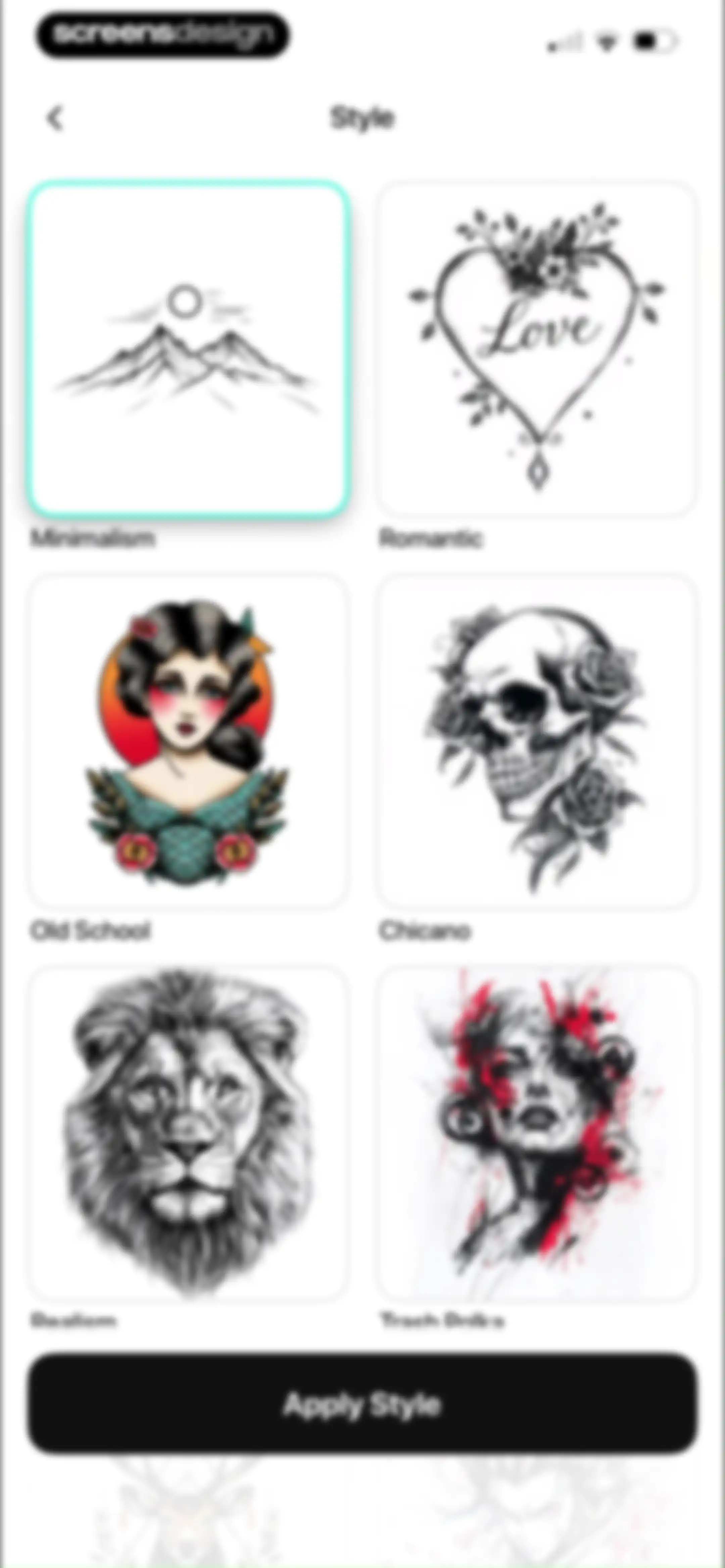 Tattoo AI Design Generator－Ink screen 17