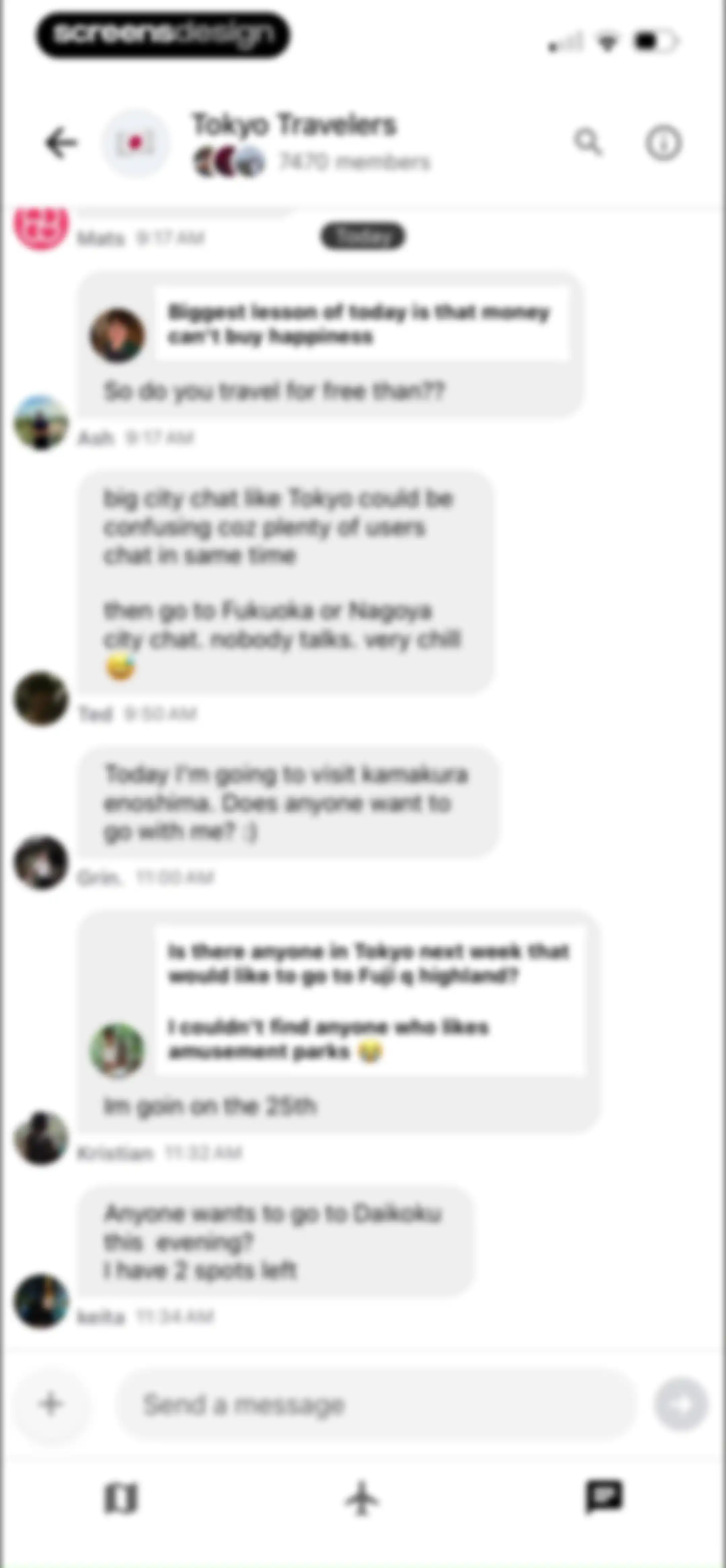nomadtable: travel friends screen 102