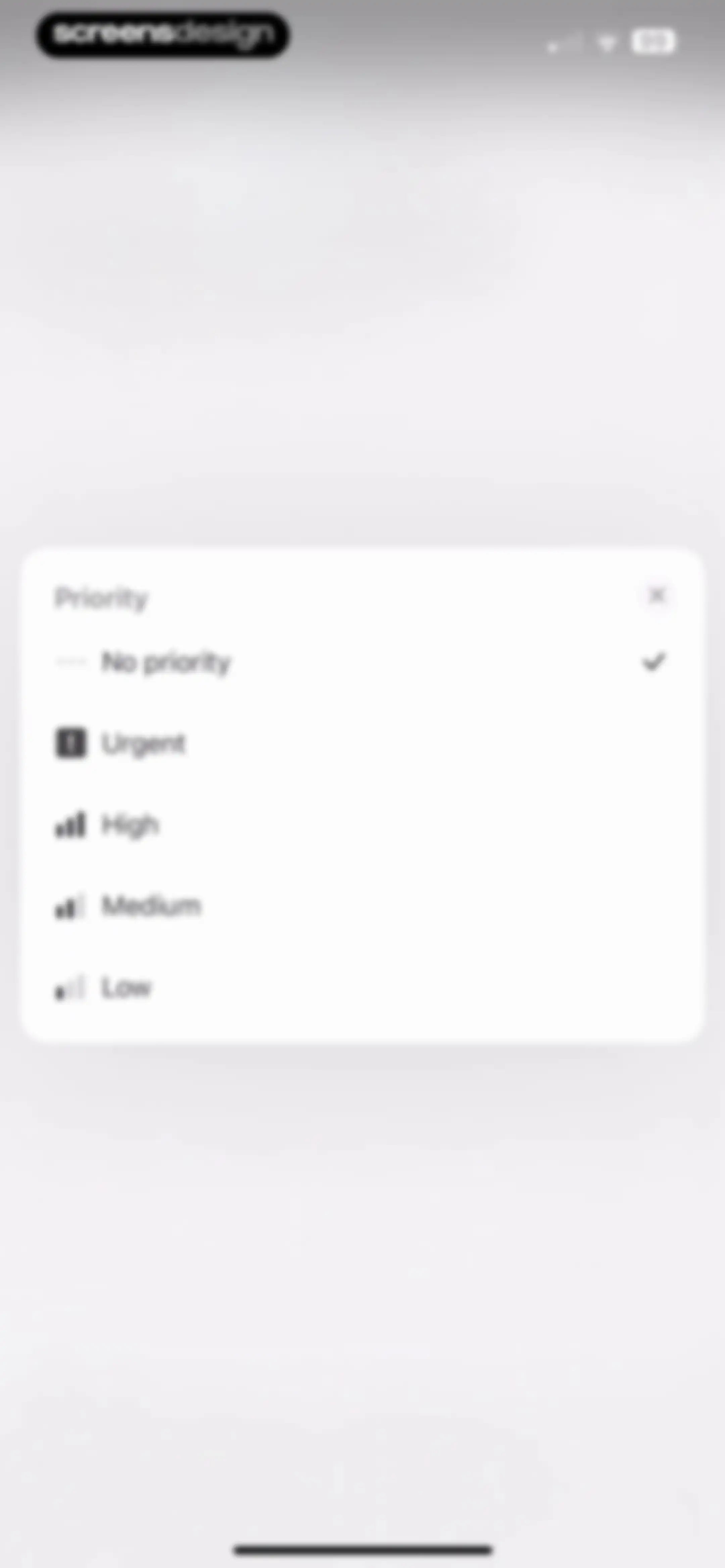 Linear Mobile screen 10