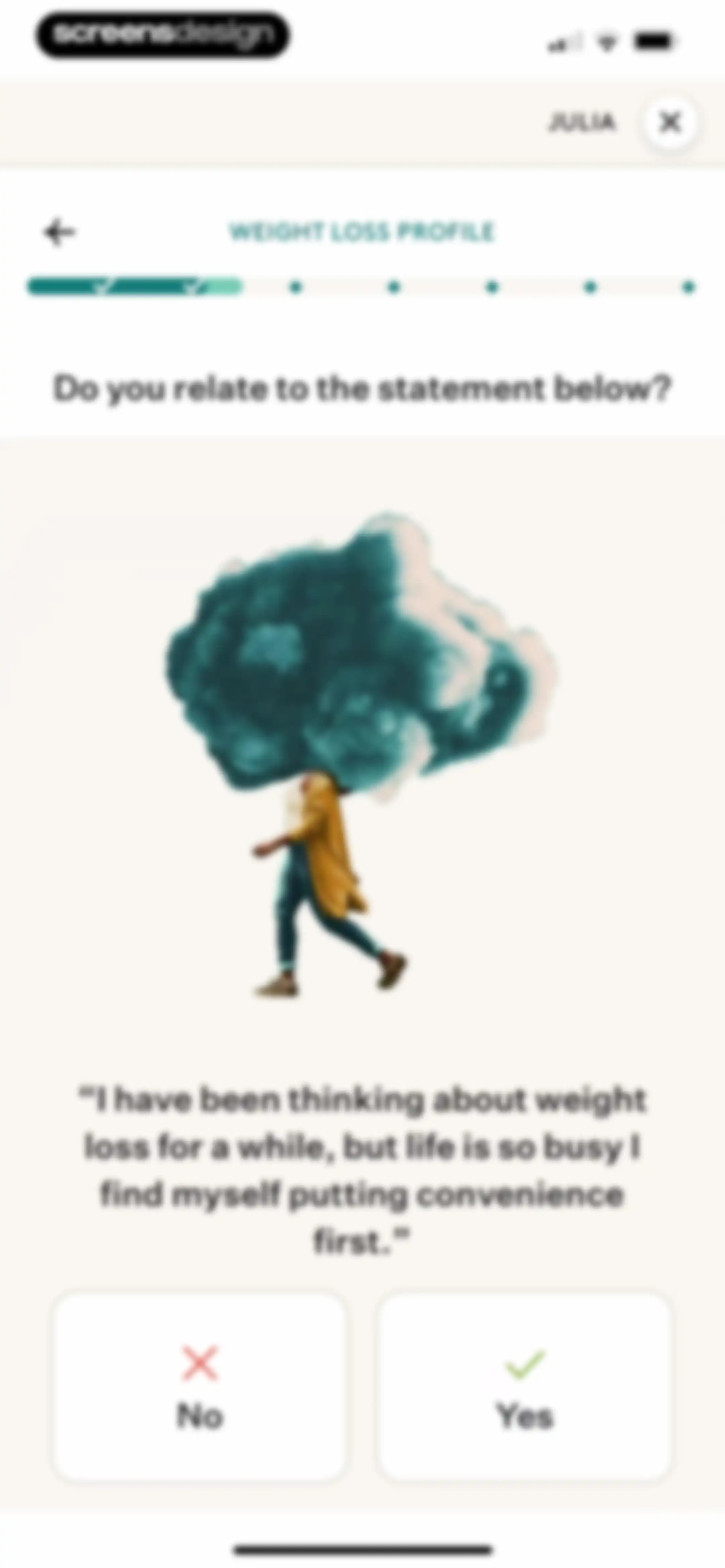 Noom Weight Loss, Food Tracker screen 53