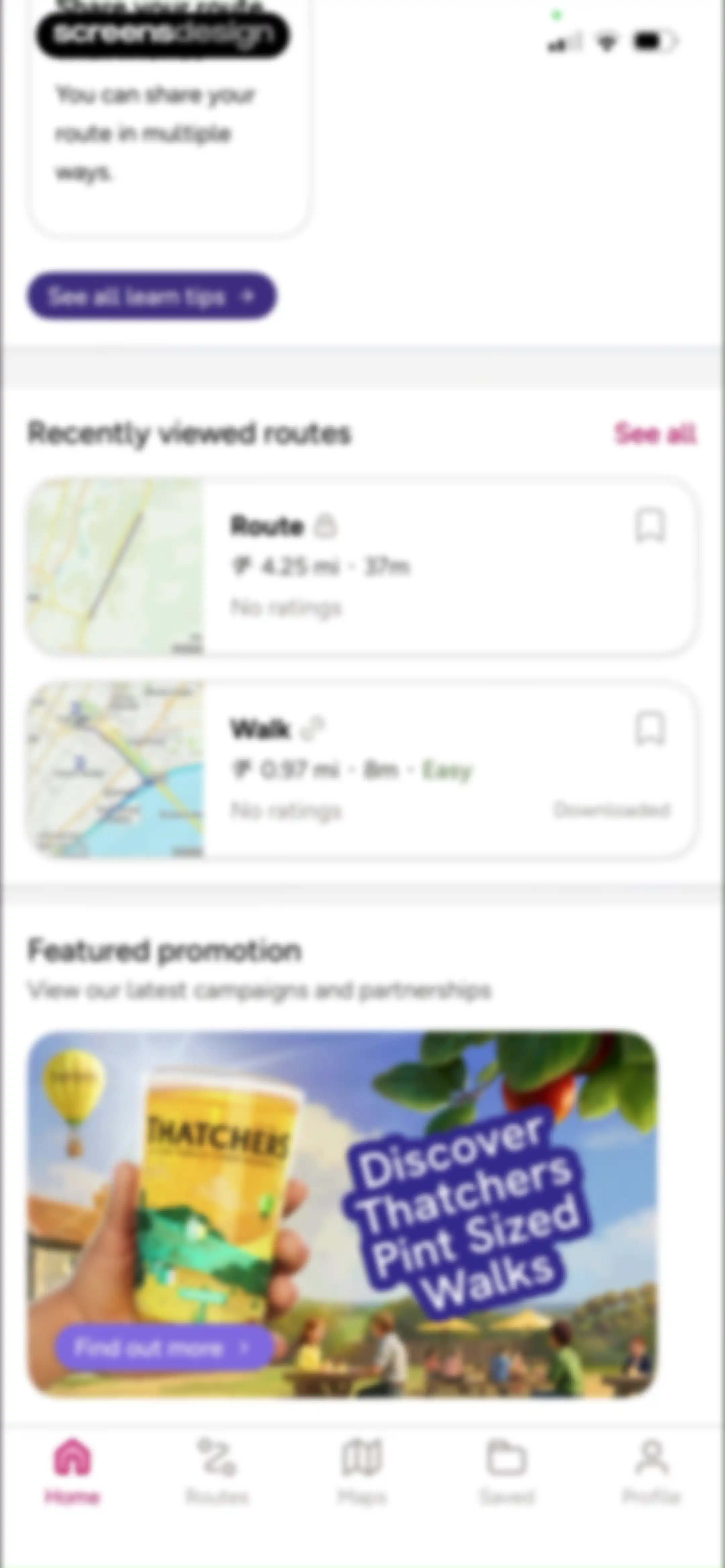 OS Maps: Walk, Hike, Run, Bike screen 122