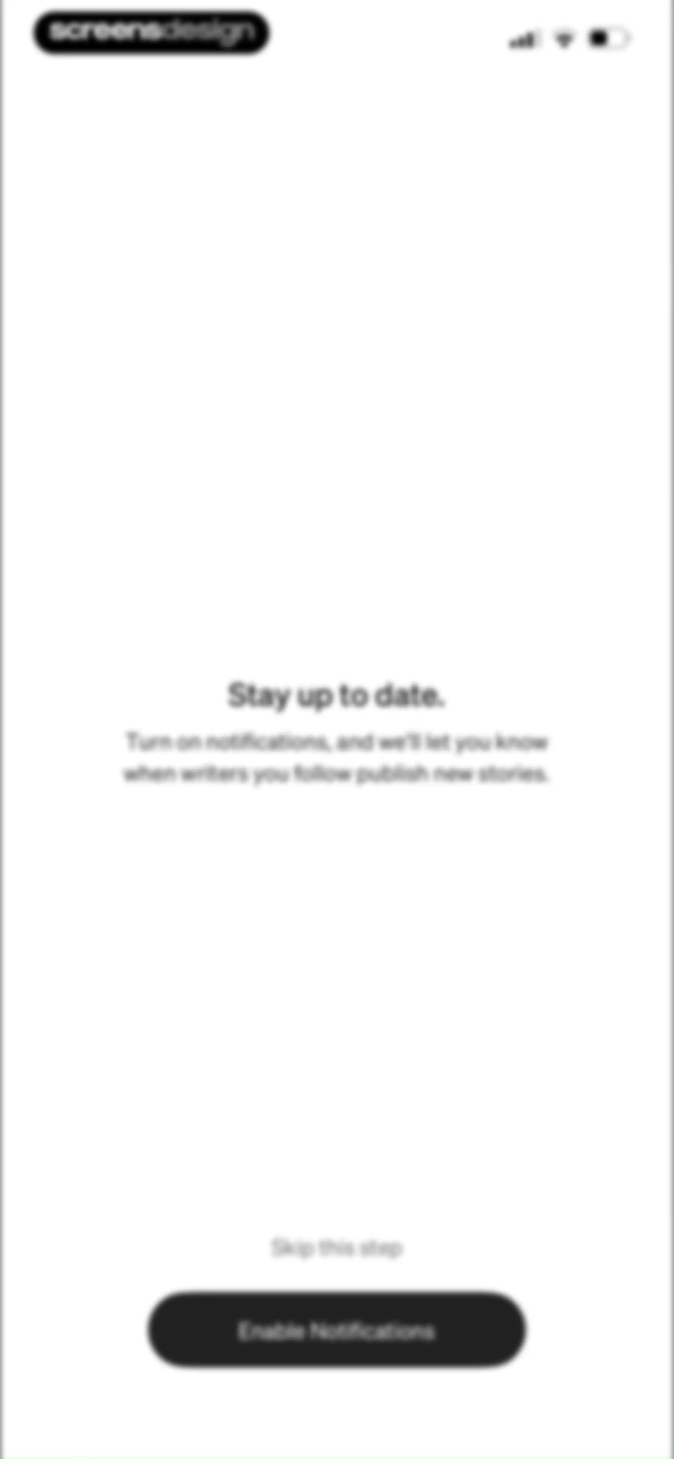 Medium: Read & Write Stories screen 10