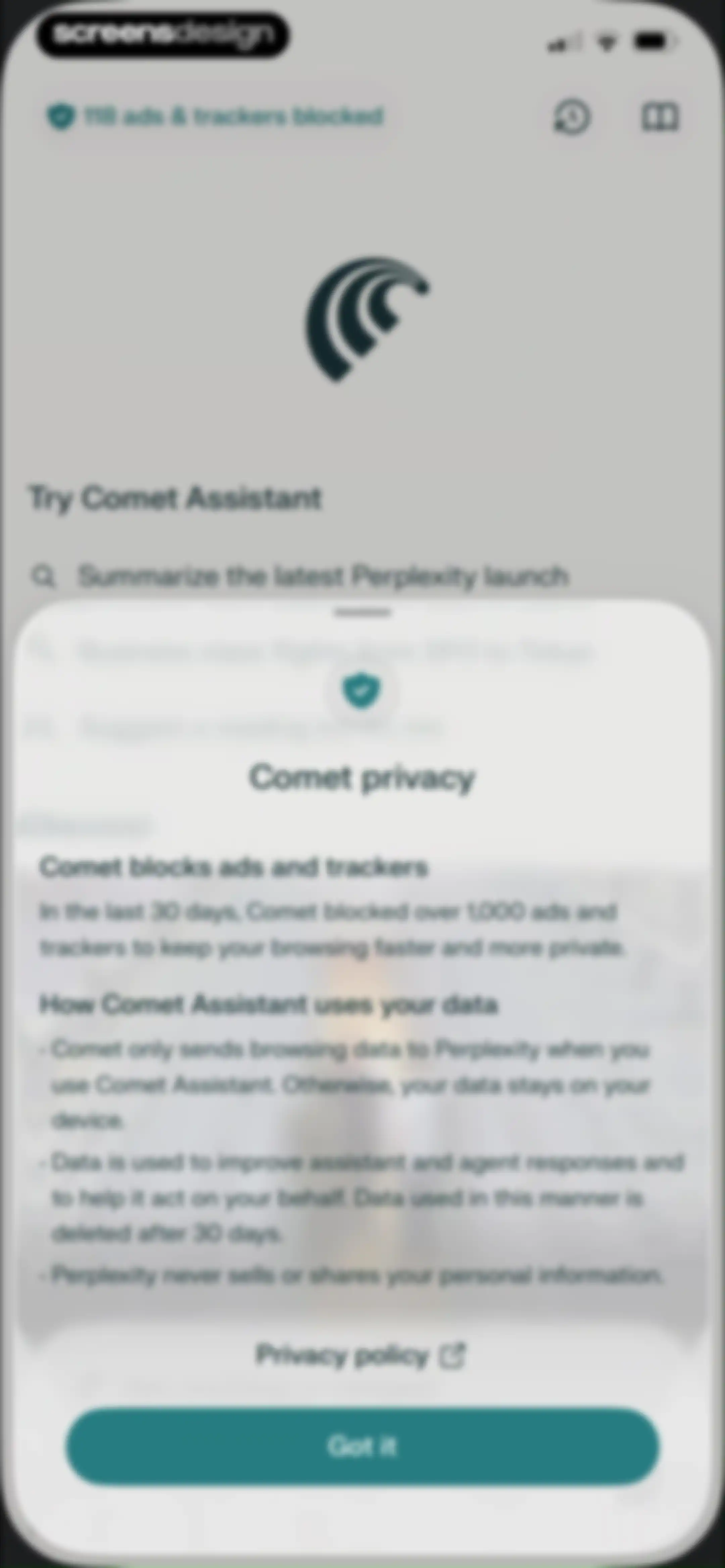 Comet - AI Browser & Assistant screen 48