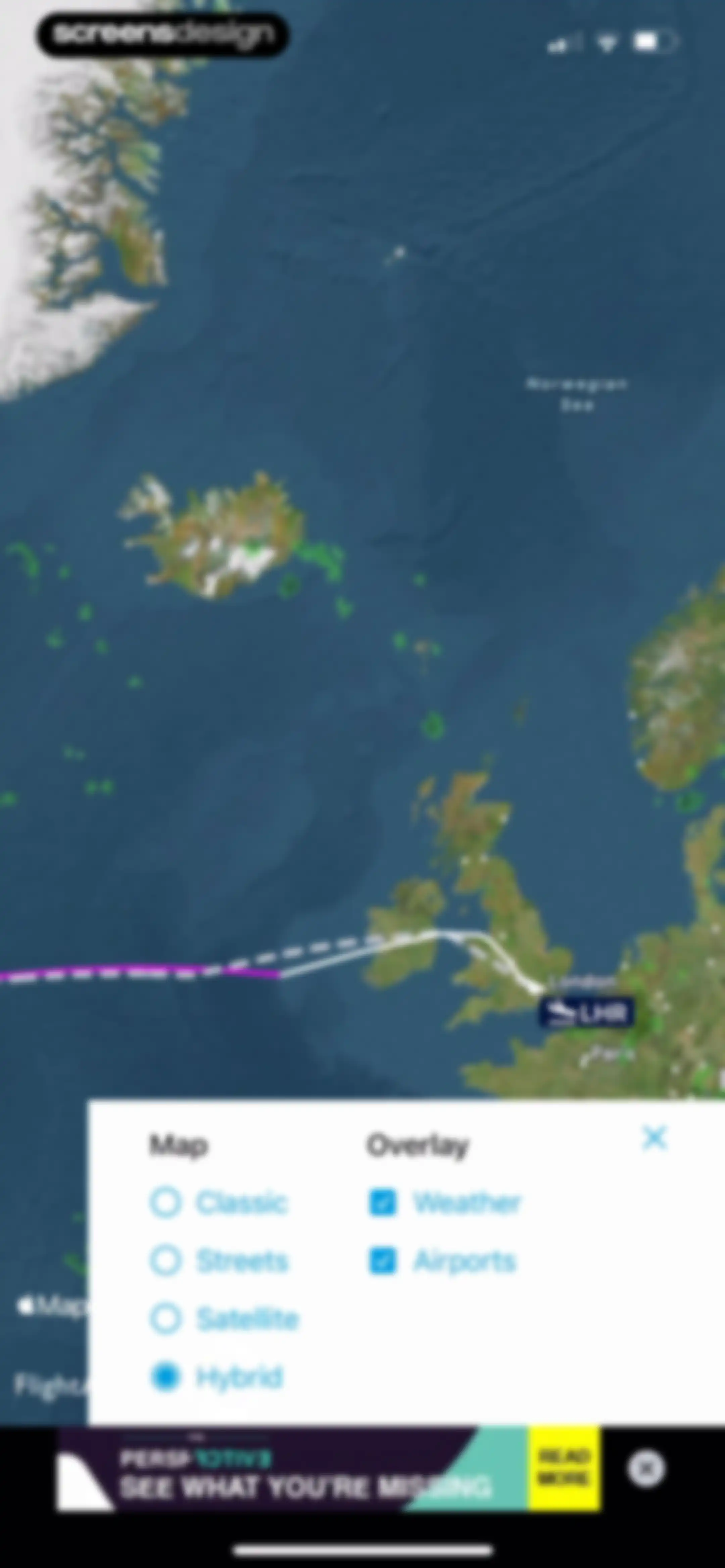 FlightAware Flight Tracker screen 49