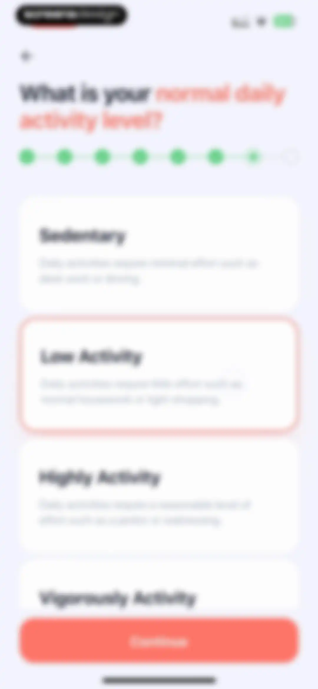 Reset: Holistic Fitness App screen 14