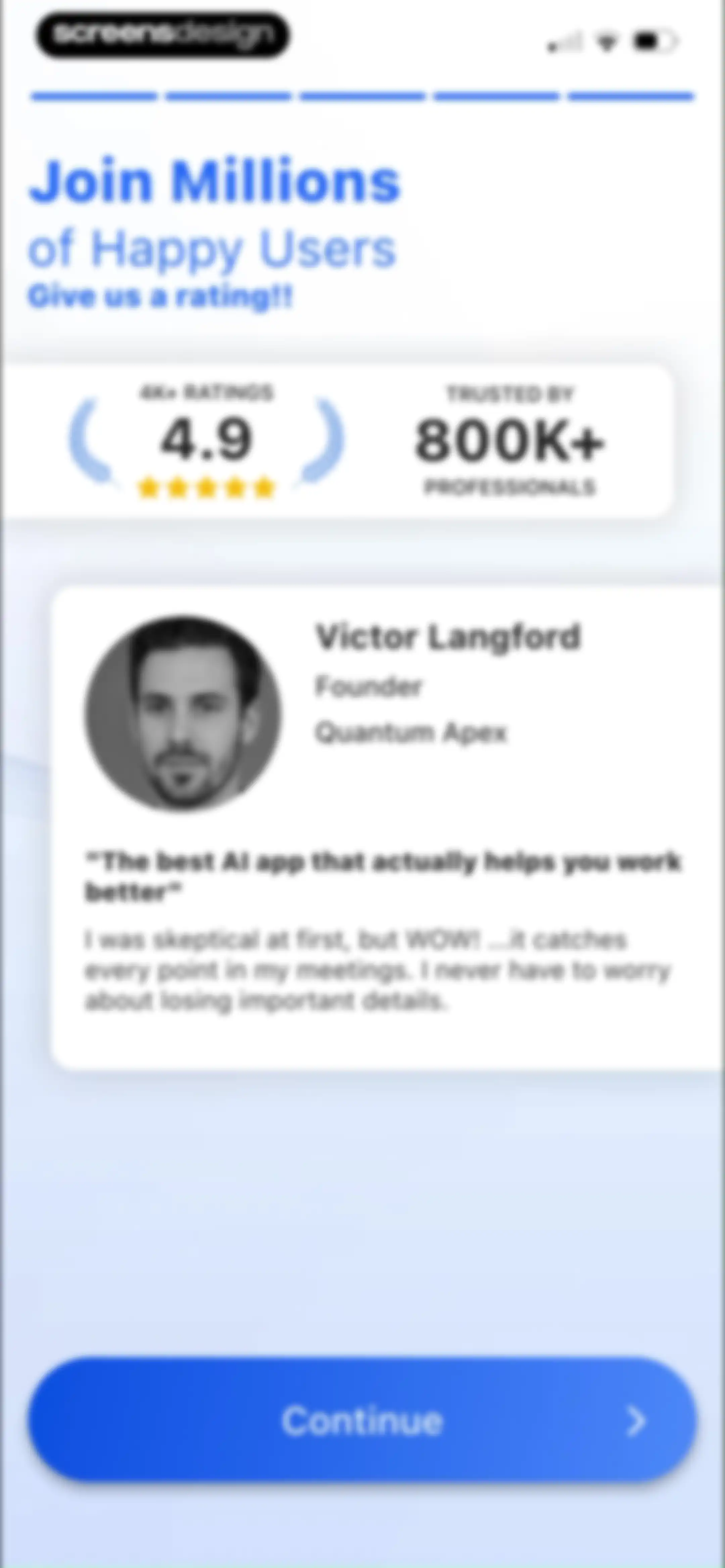 Summary - AI Note Taker screen 22