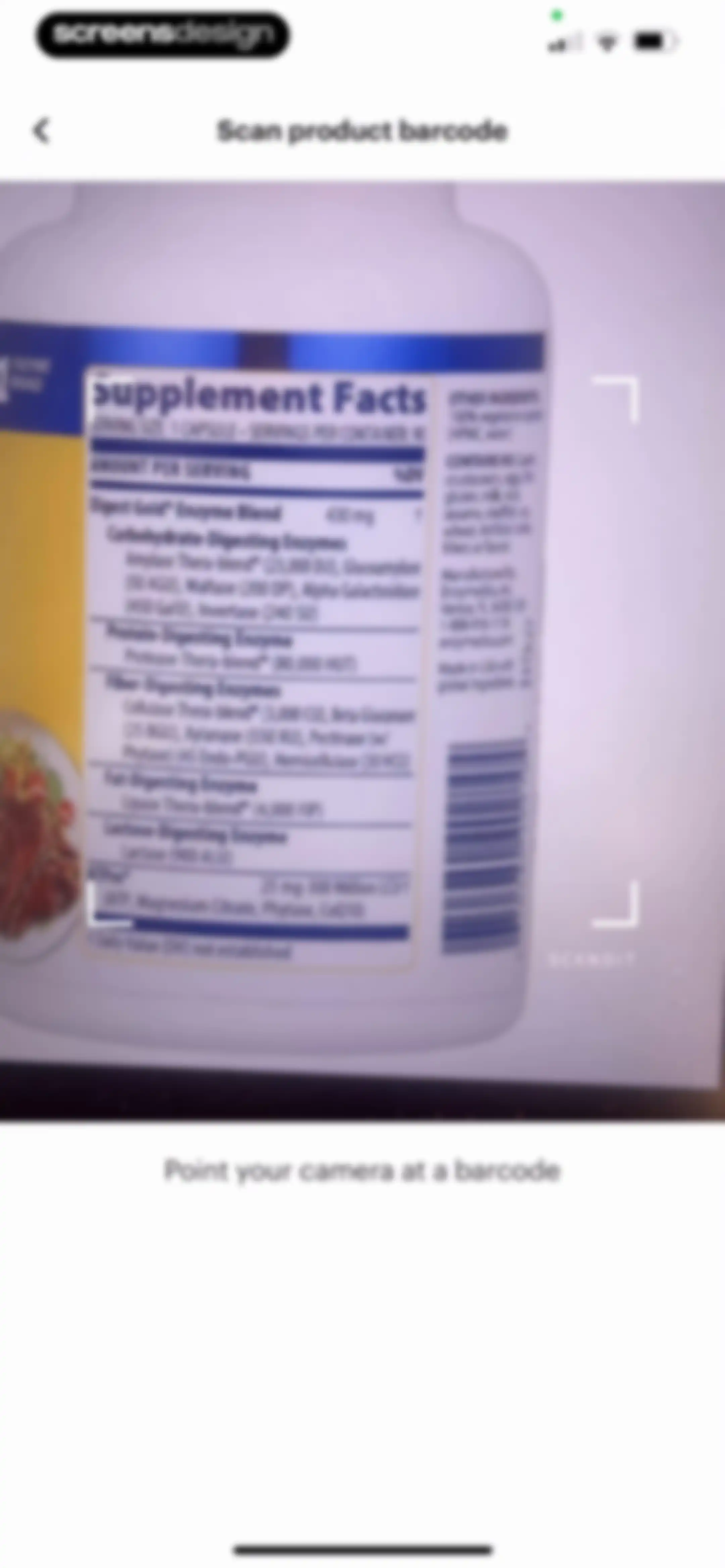 SuppCo: Supplement Scanner screen 70