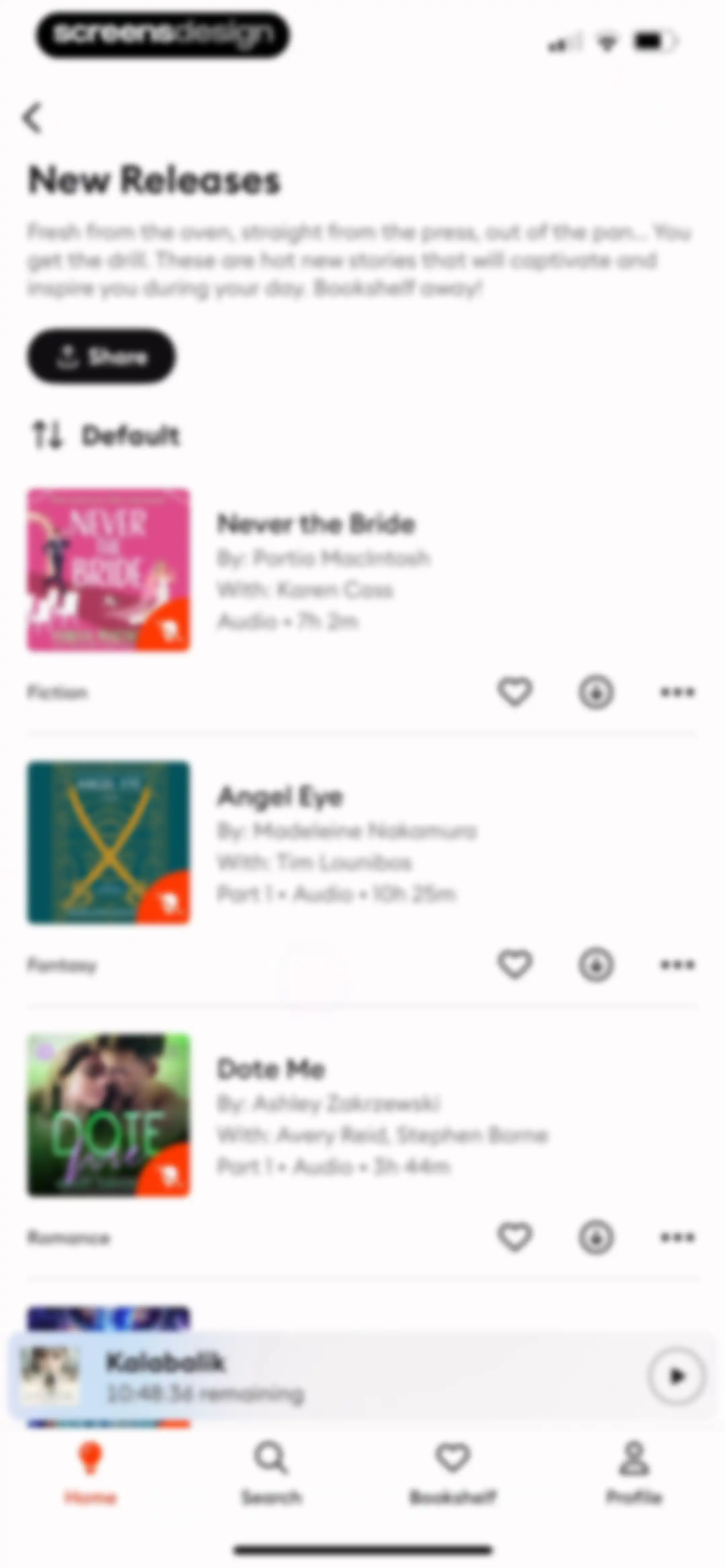 Storytel - Audiobooks Library screen 64