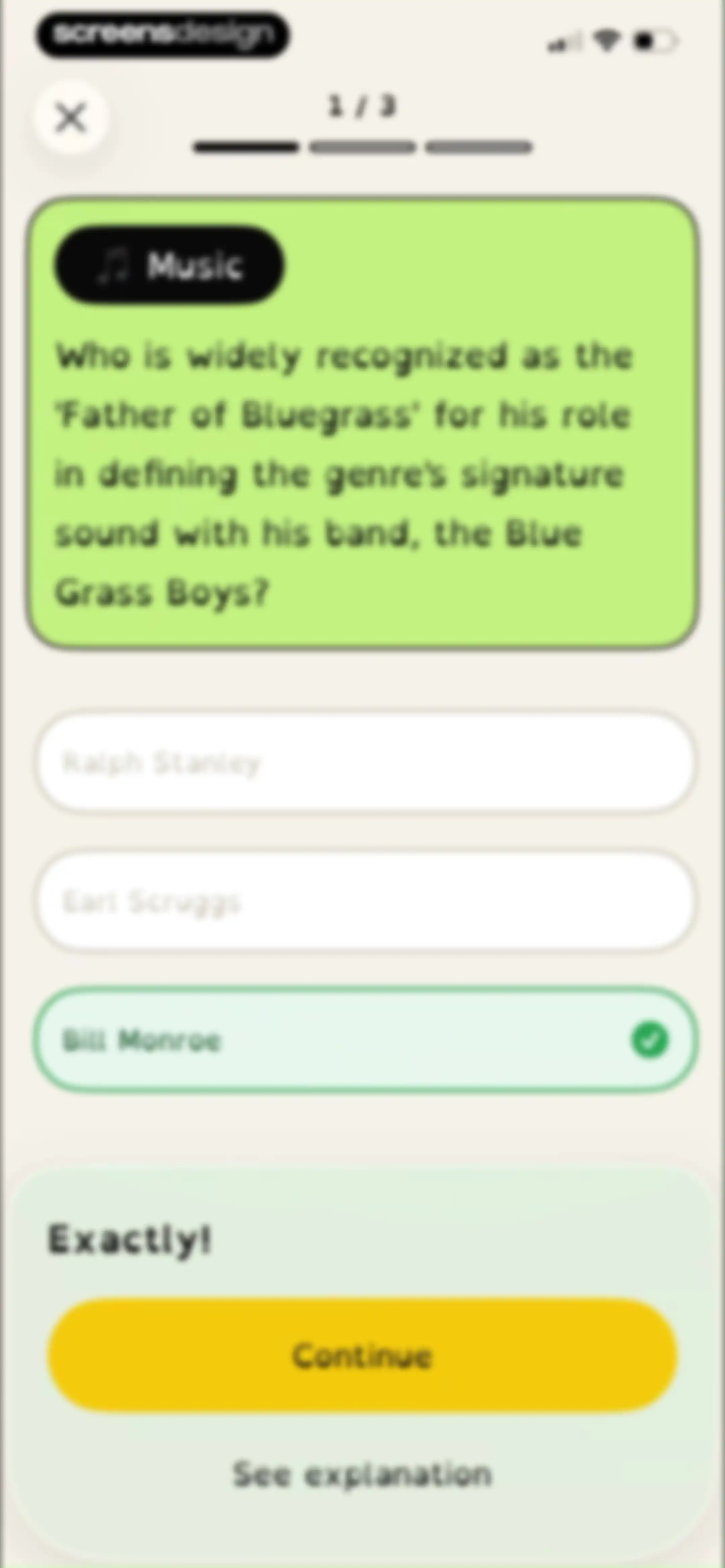 GenK: Daily Learning & Quiz screen 79
