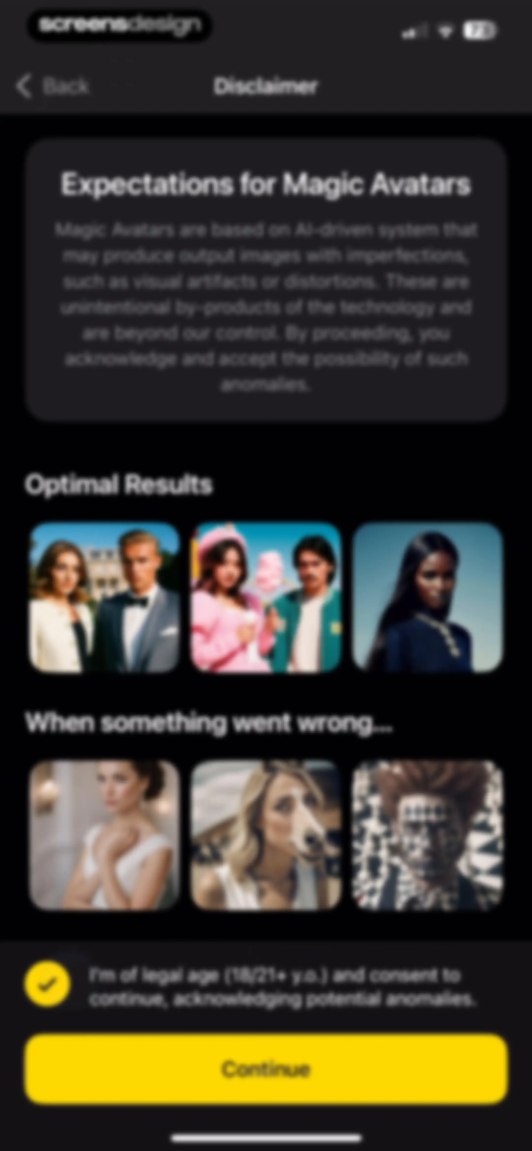 Lensa AI: Photo Editor screen 78