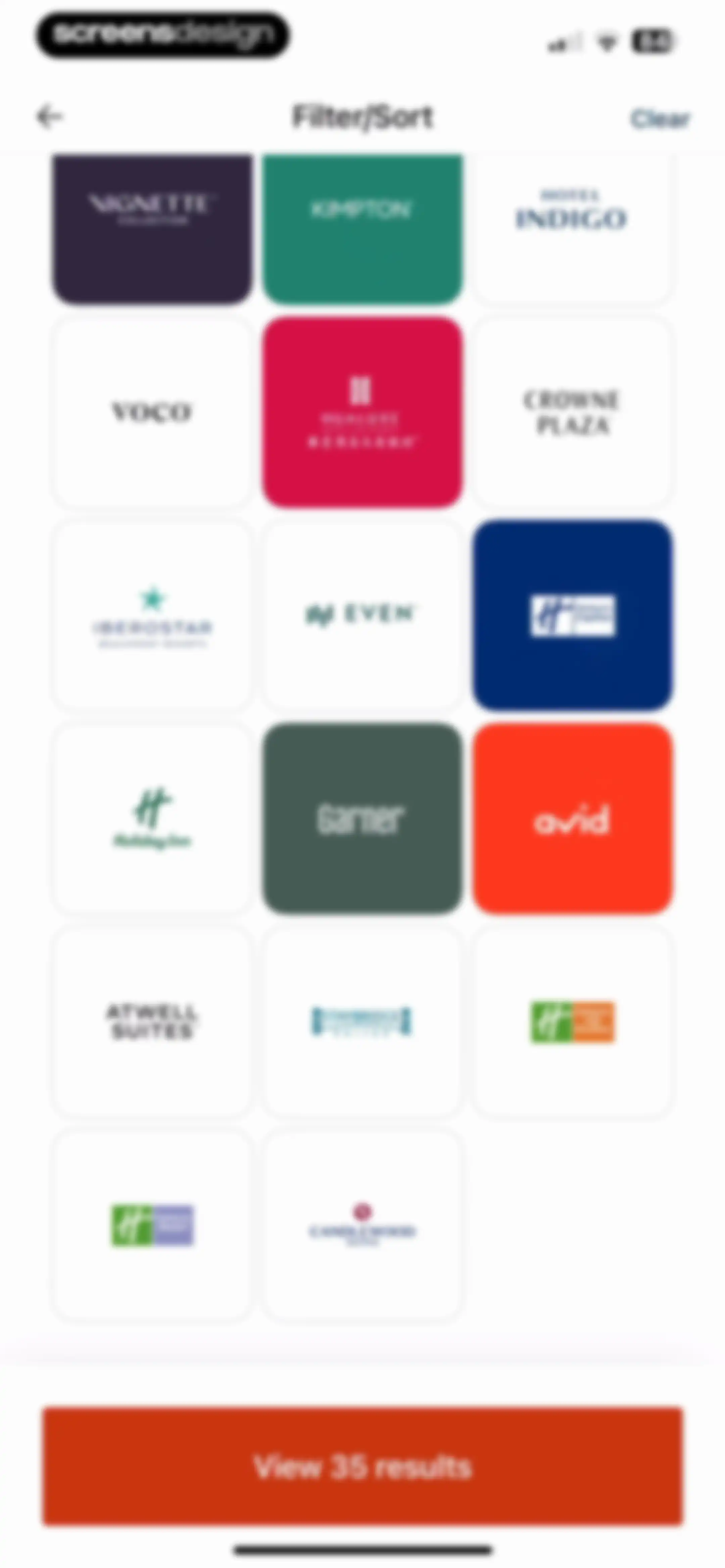 IHG One Rewards: Book Hotels screen 108