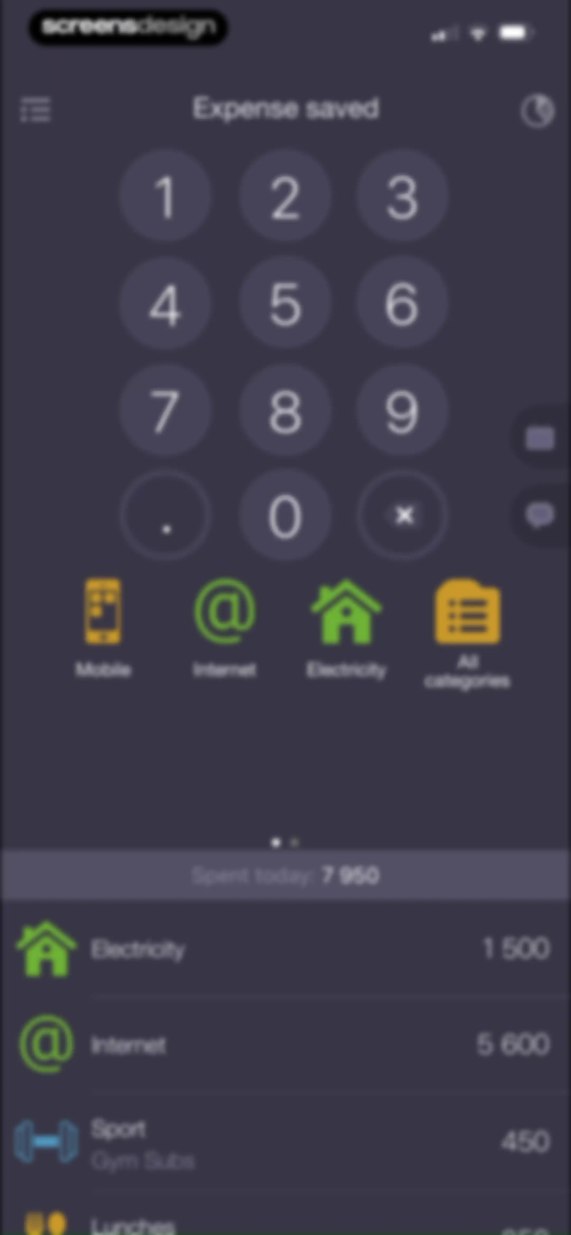 Expenses OK - expenses tracker screen 10