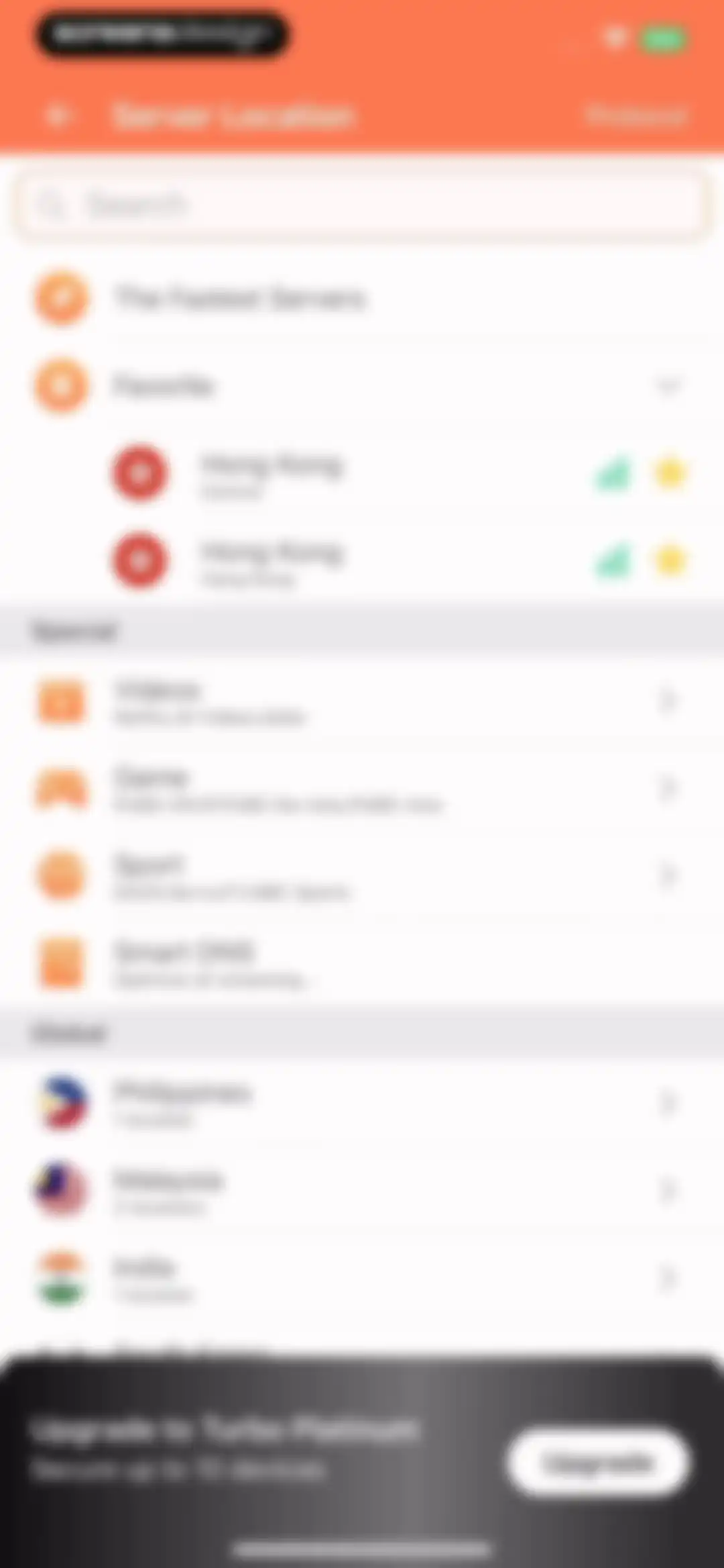 Turbo VPN Private Browser screen 14
