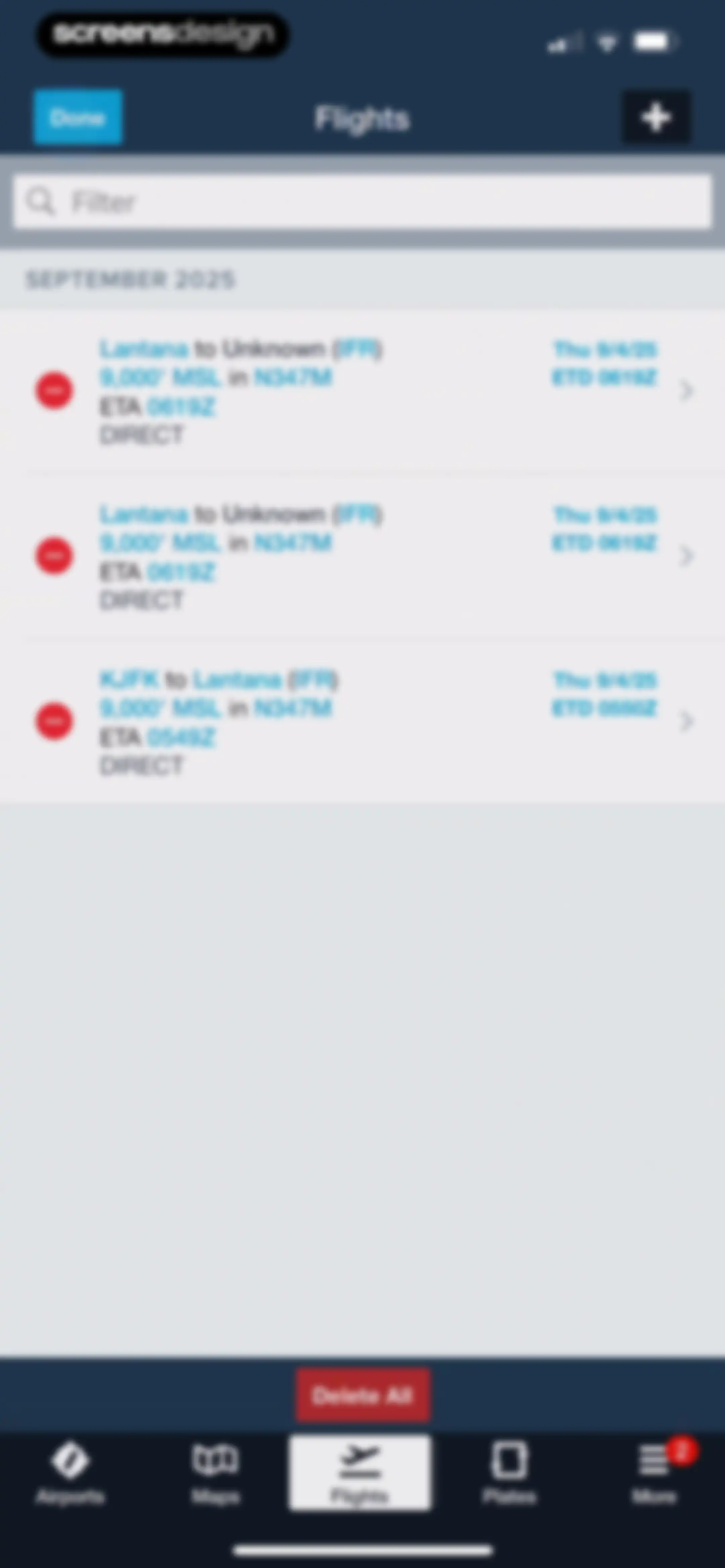 ForeFlight Mobile EFB screen 121