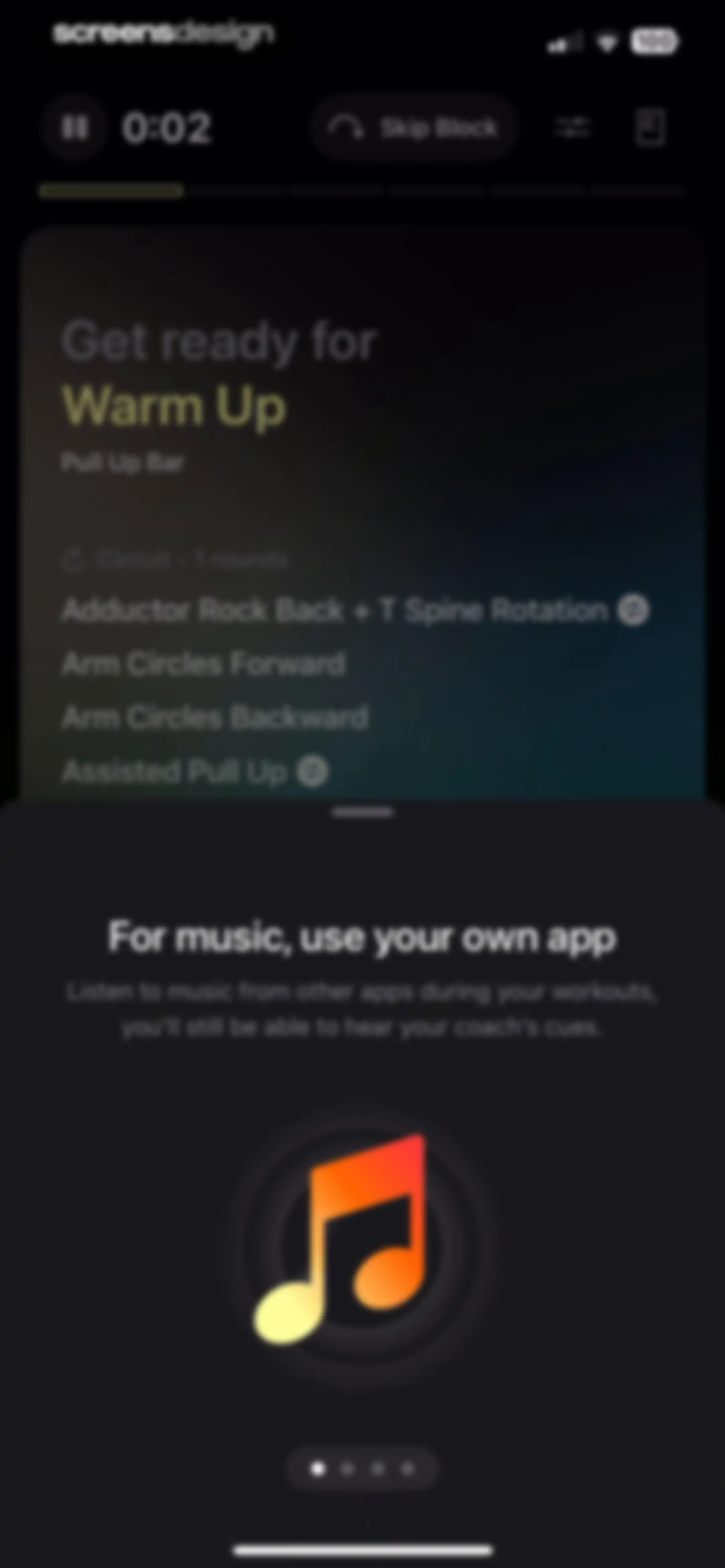 Peloton Strength+ screen 51