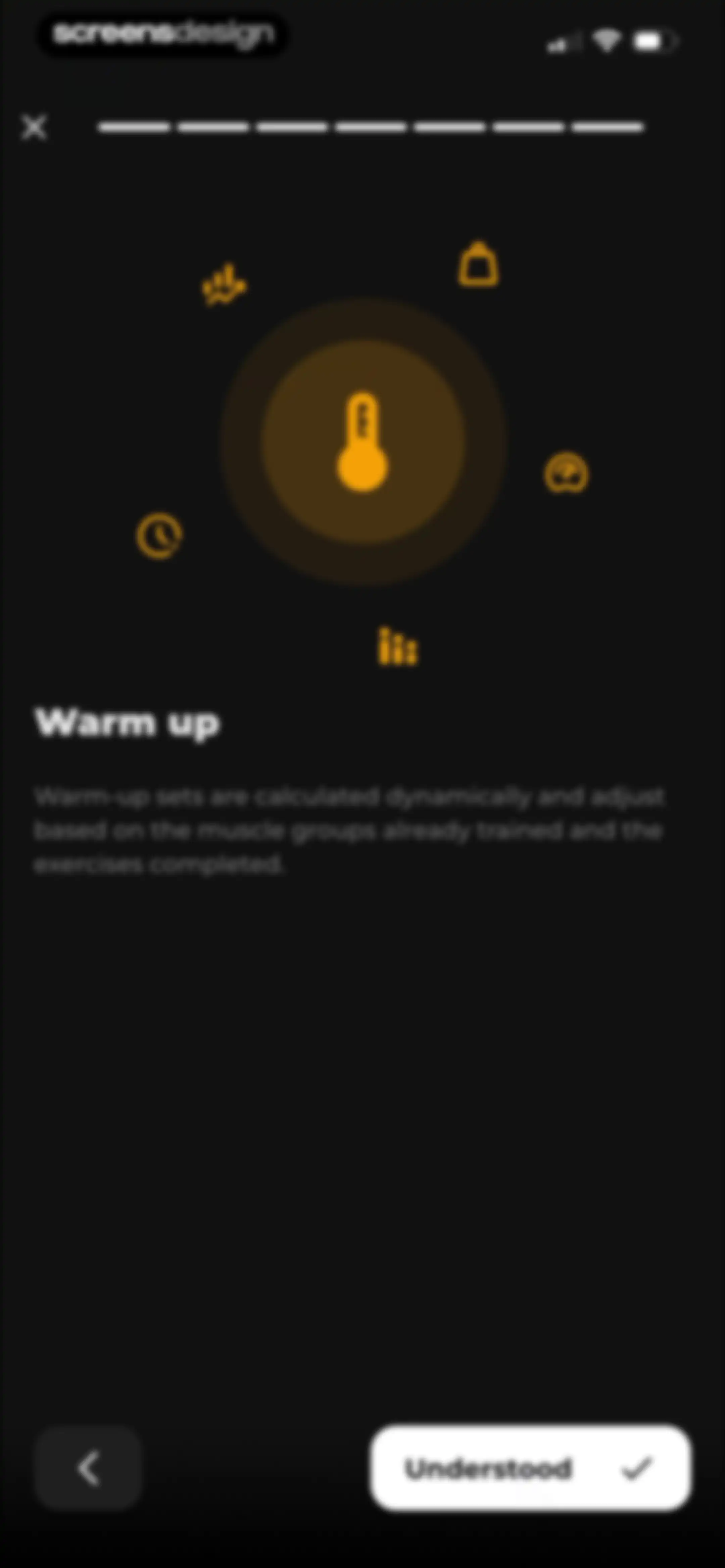 MCI - Personal Training AI screen 78