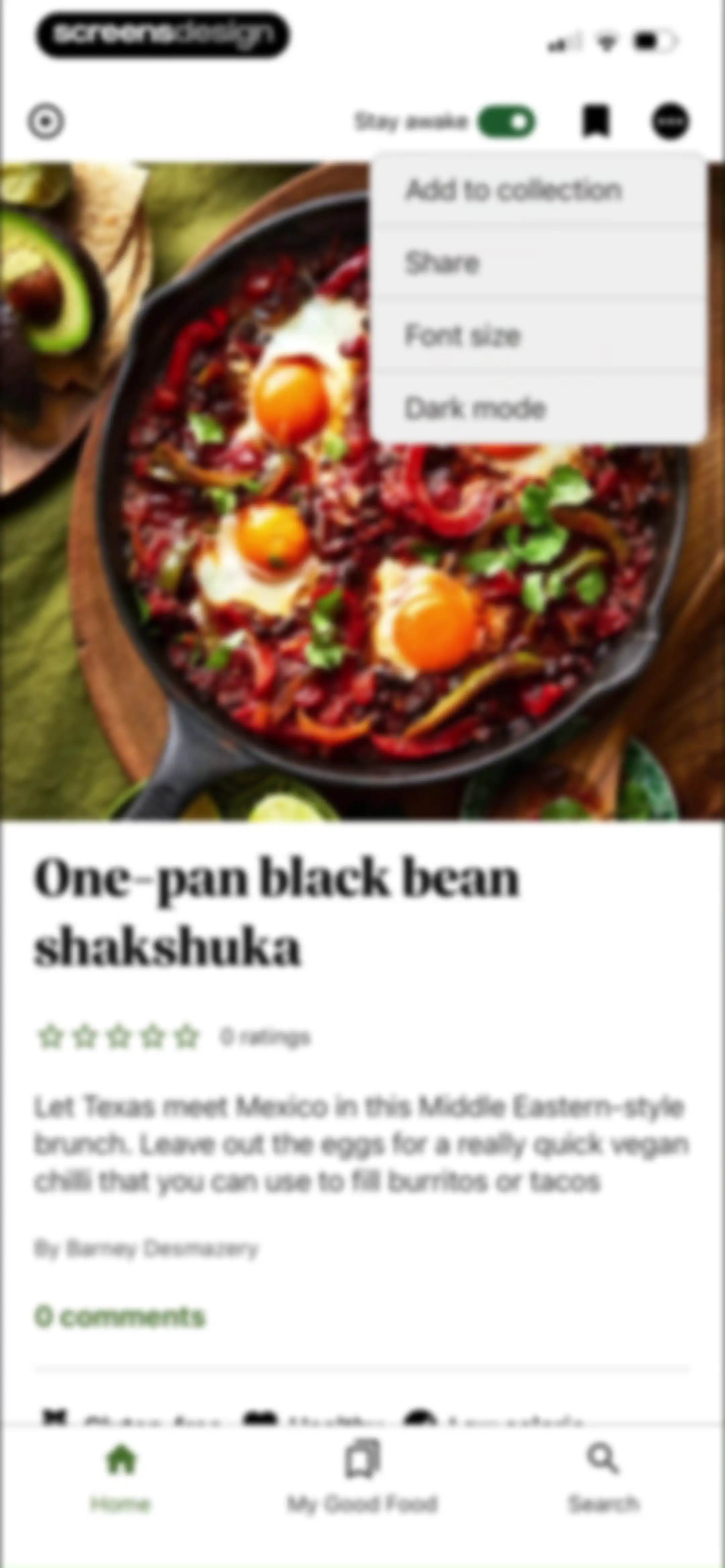 Good Food: Recipe Finder screen 18