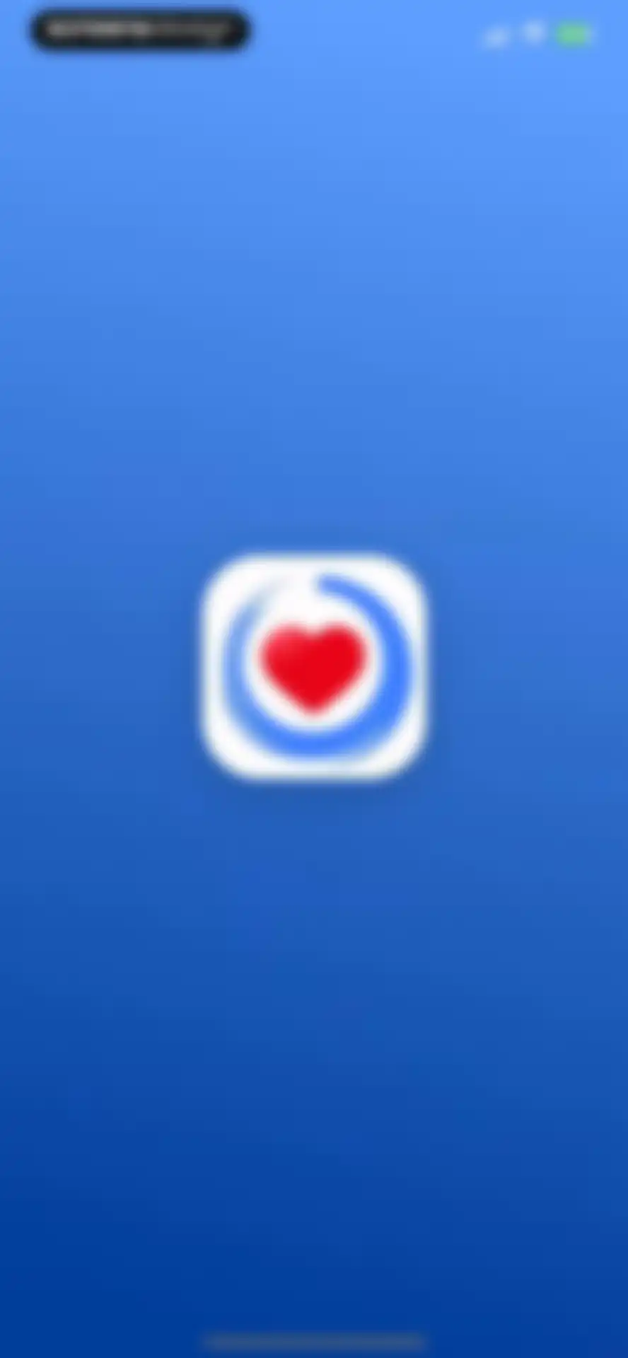 Blood Oxygen App screen 1